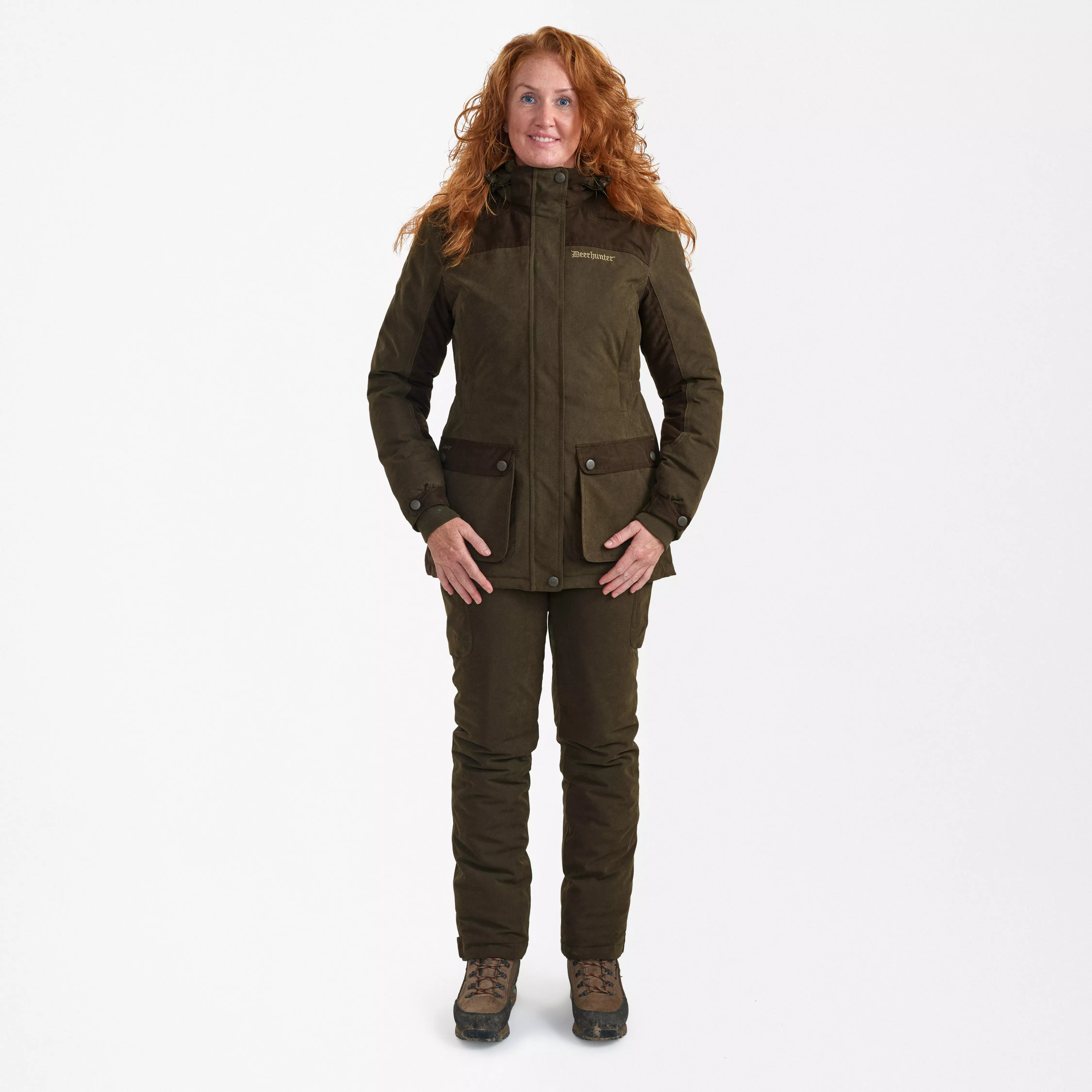 Lady Eagle Winterjacke - Tarmac Green
