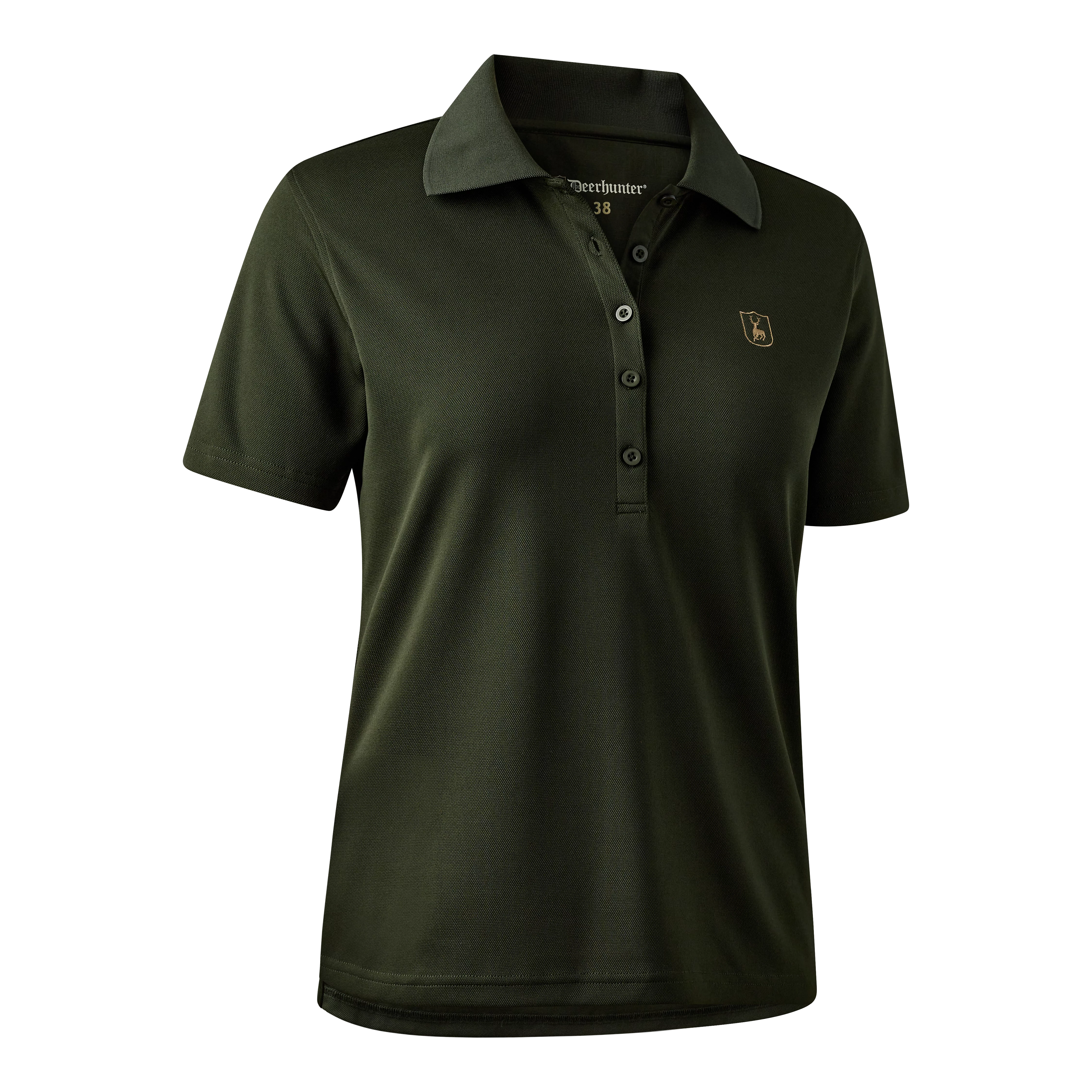 Lady Climate Poloshirt mit 37.5® Technology - Forest Ember