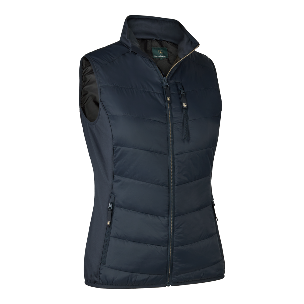 Lady Heat wattierte Weste - Dark Blue