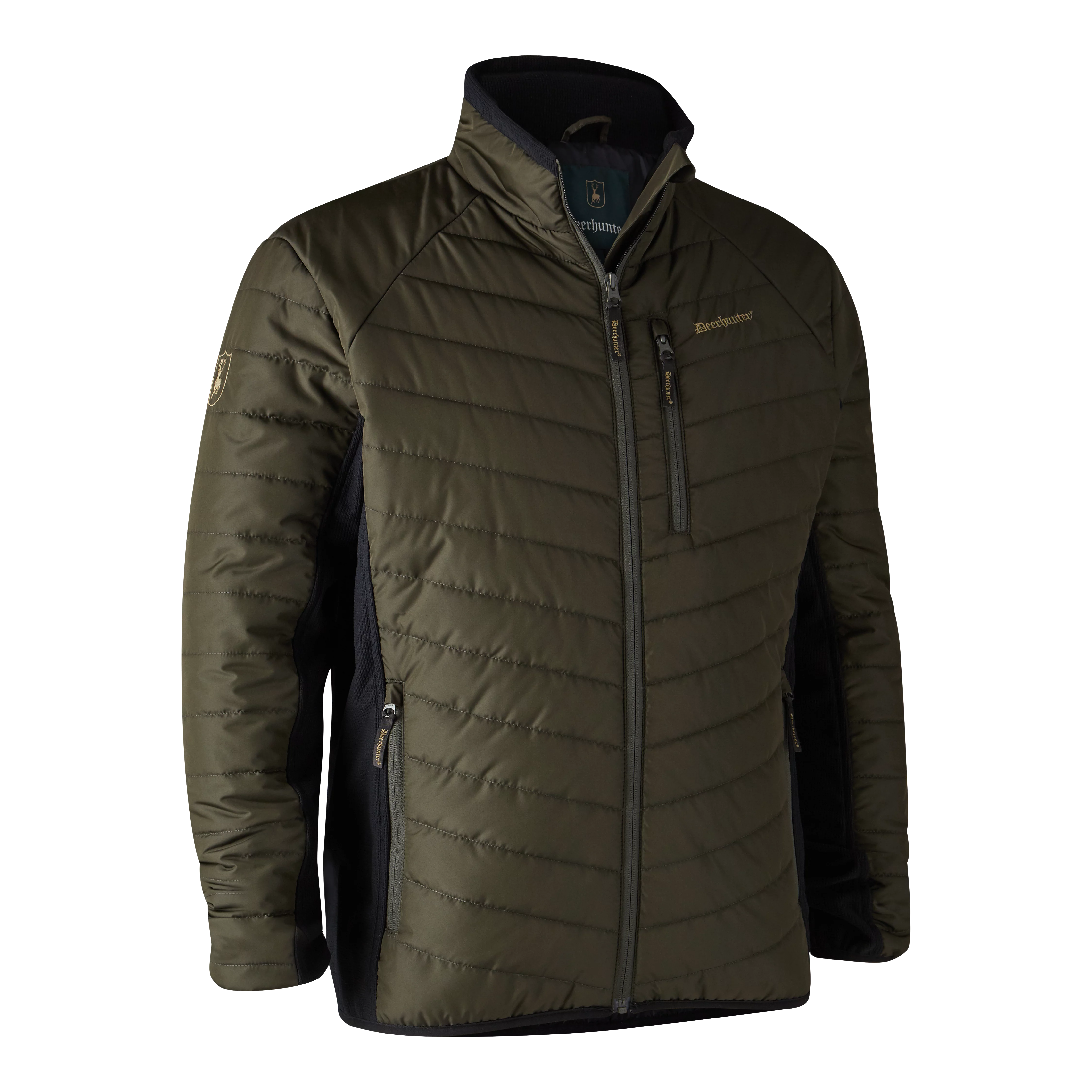 Moor Wattierte Jacke mit Softshell - Adventure Green Moor Wattierte Jacke mit Softshell - Adventure Green