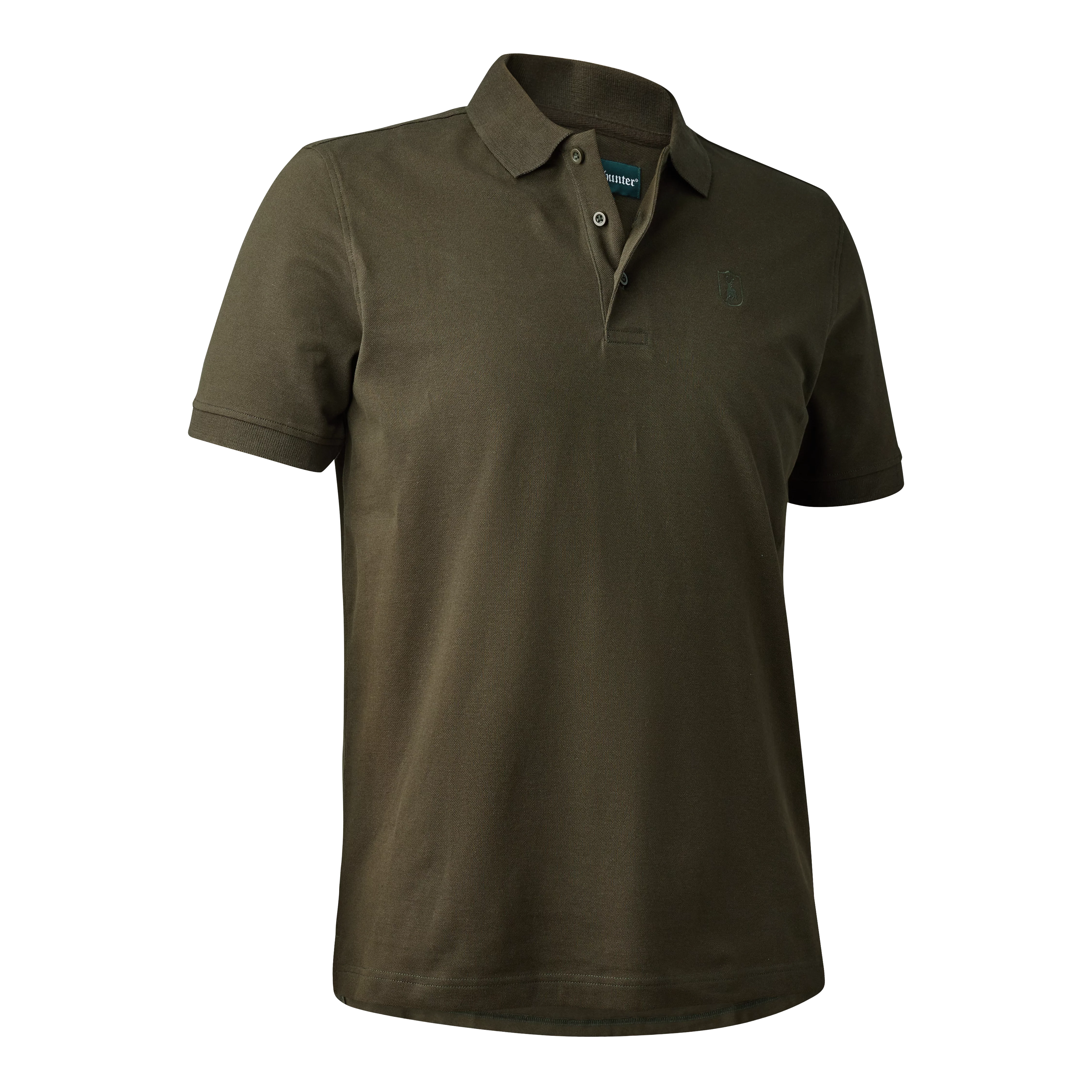 Harris Polo Shirt - Deep Green Harris Polo Shirt - Deep Green
