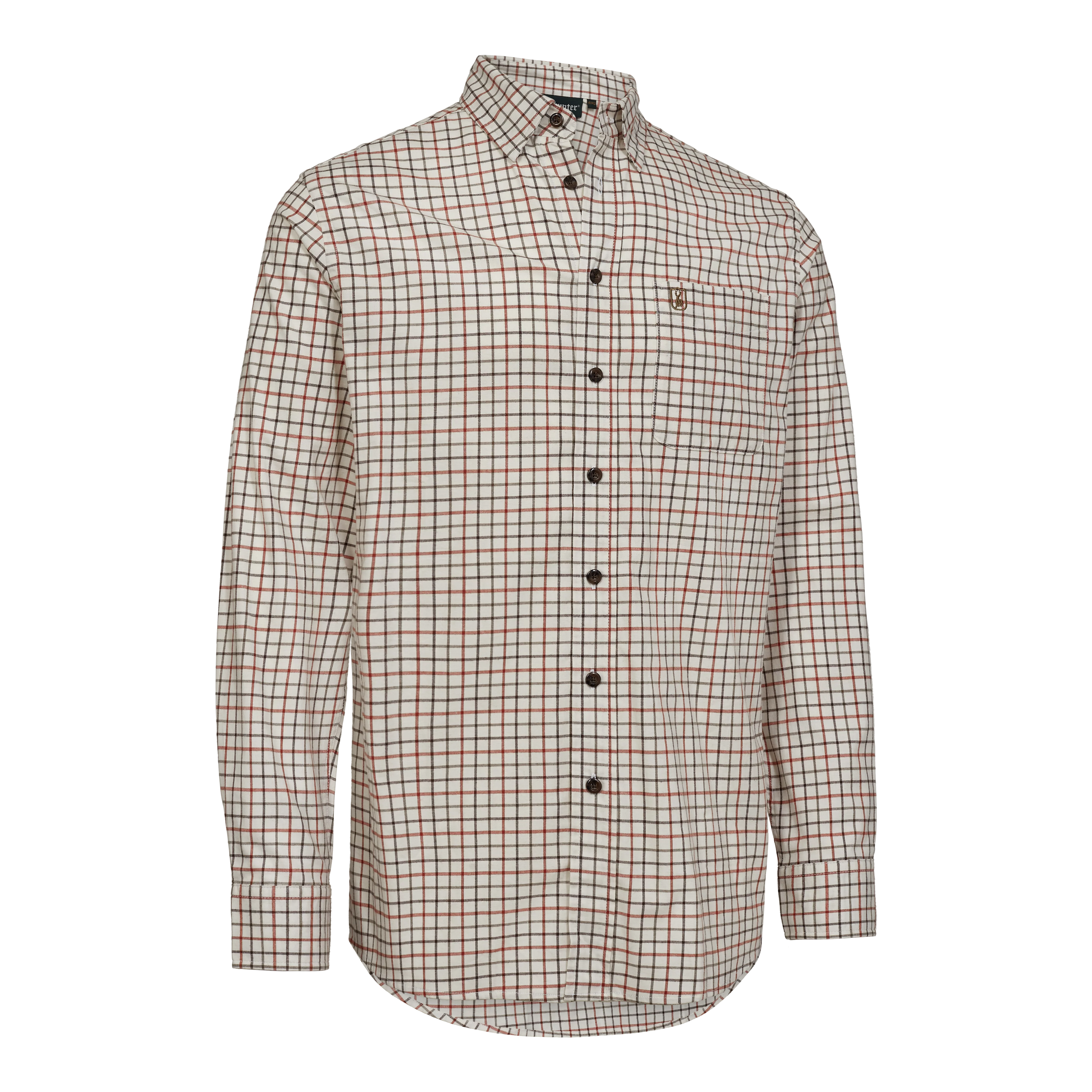 Gavin Hemd - Orange Check