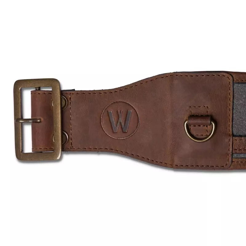 Waidmanns Leder Patronengürtel Janko Braun / Grau (Kaliber 12,16,20)