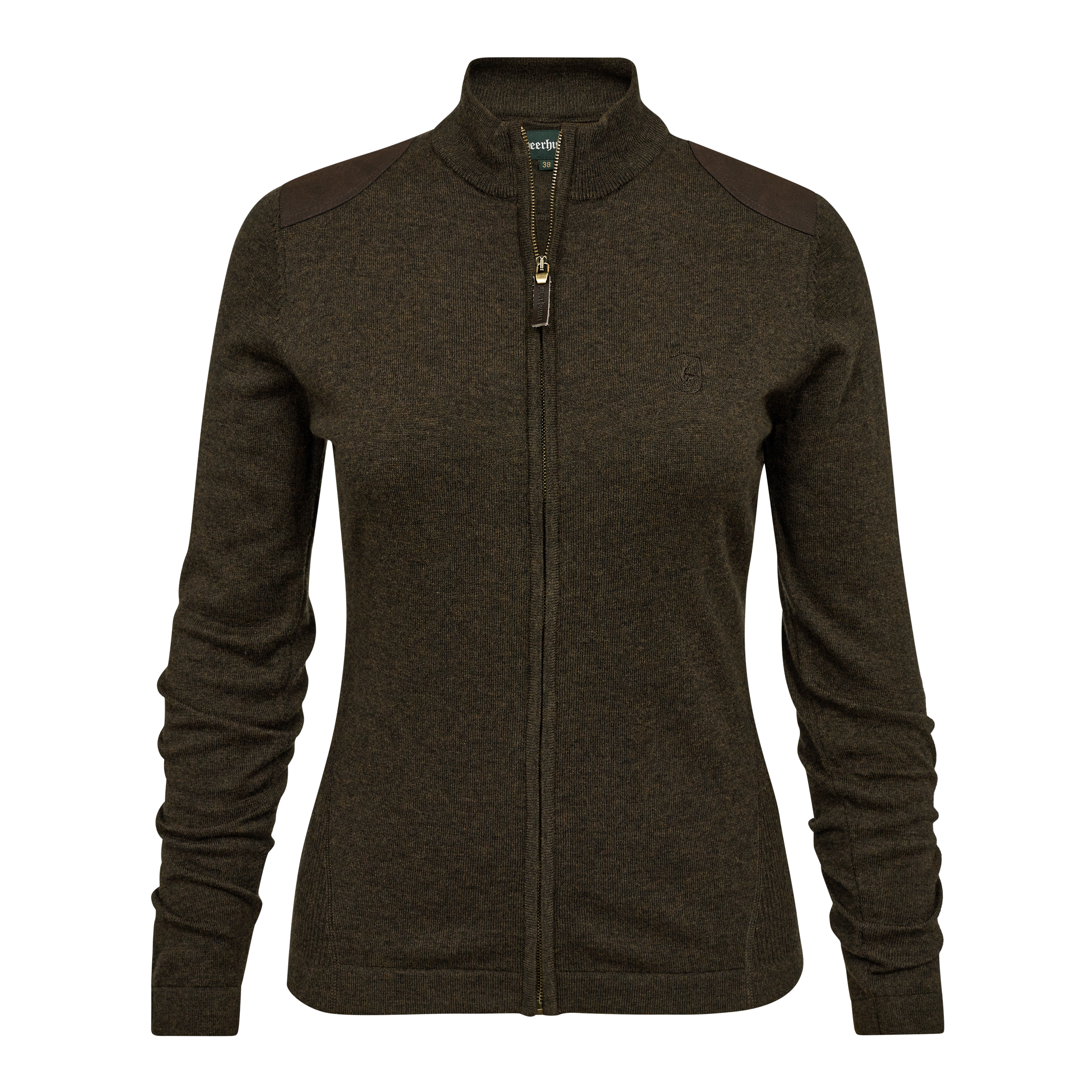 Lady Darlington Strick-Cardigan - Dark Elm
