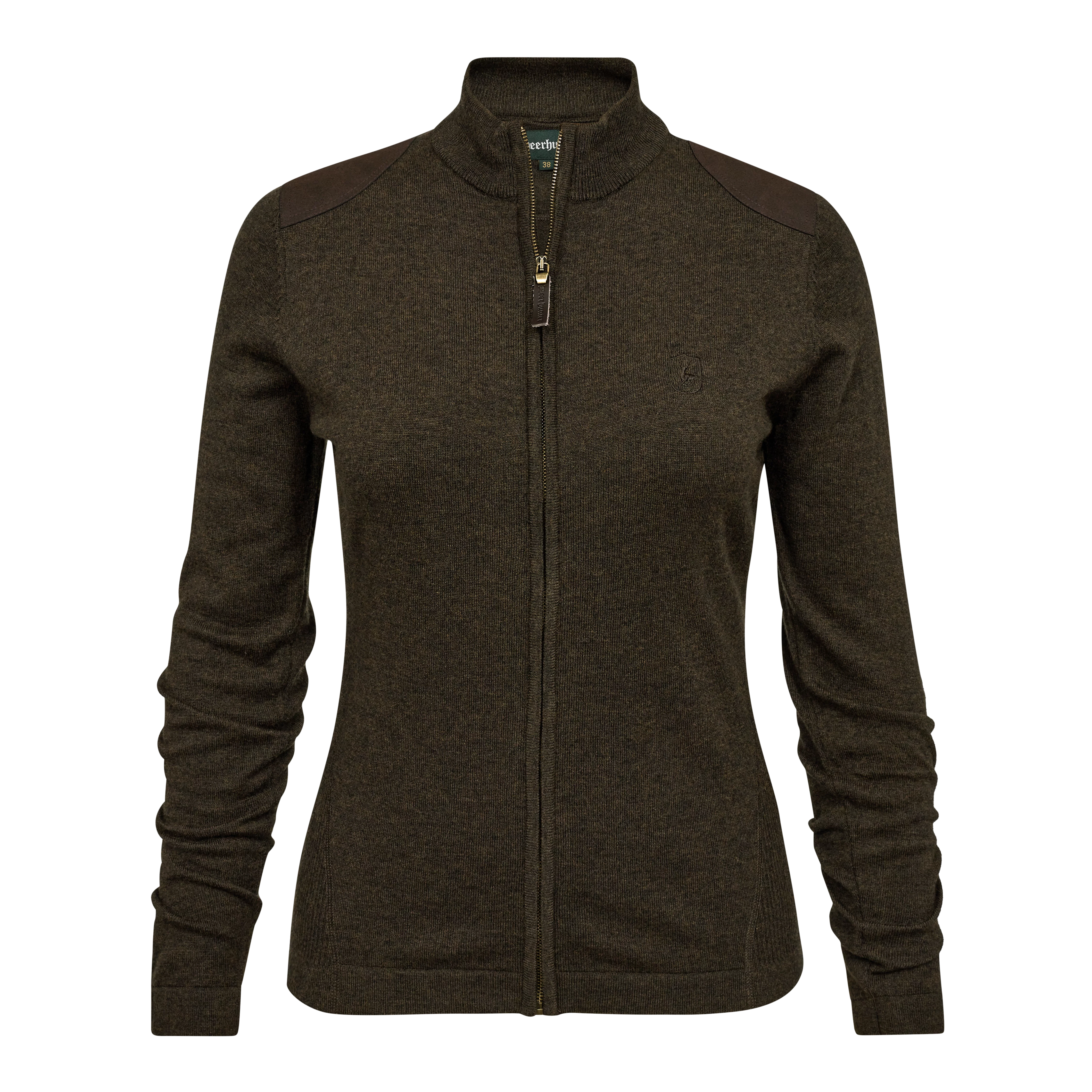Lady Darlington Strick-Cardigan - Dark Elm