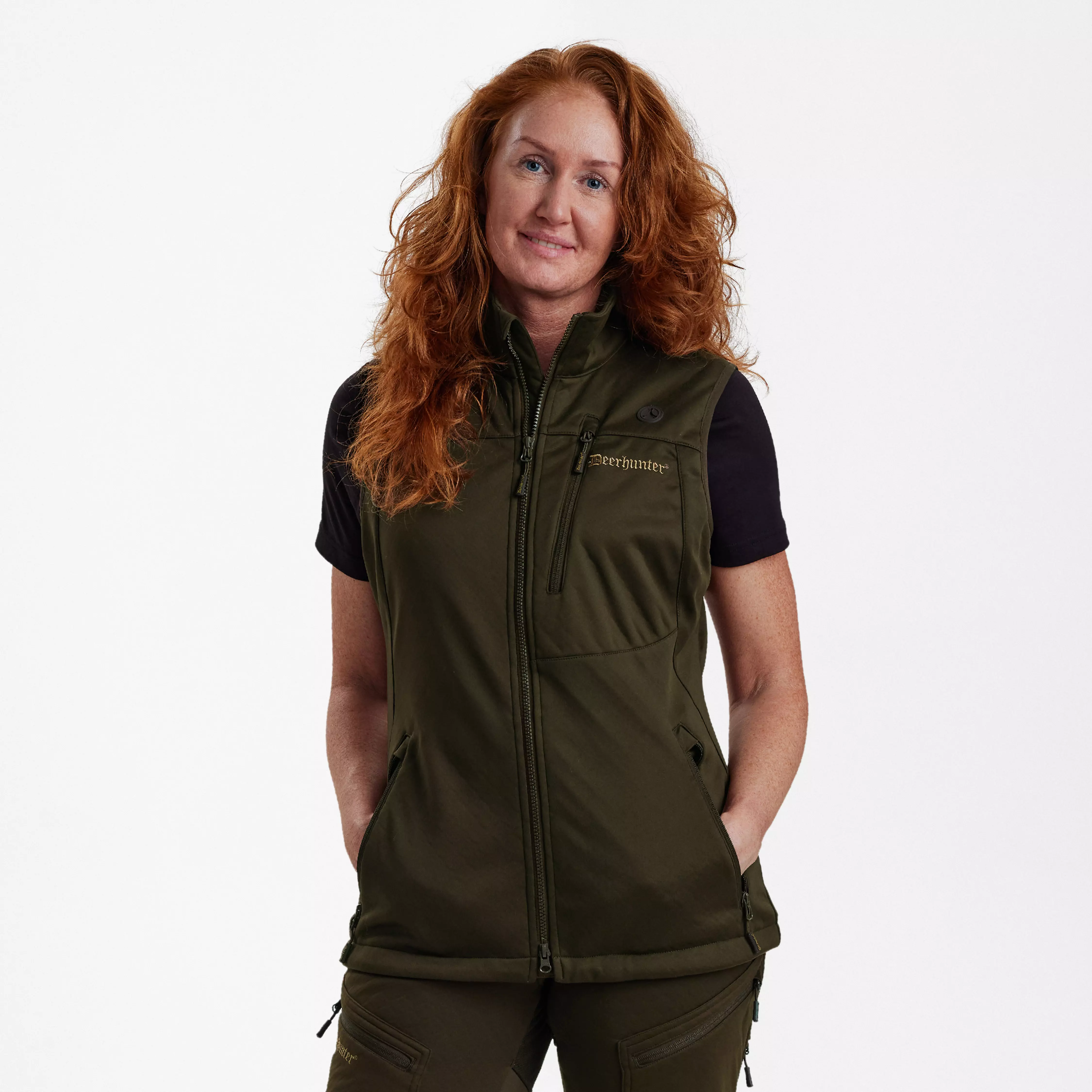 Lady Excape Softshell Weste - Art Green