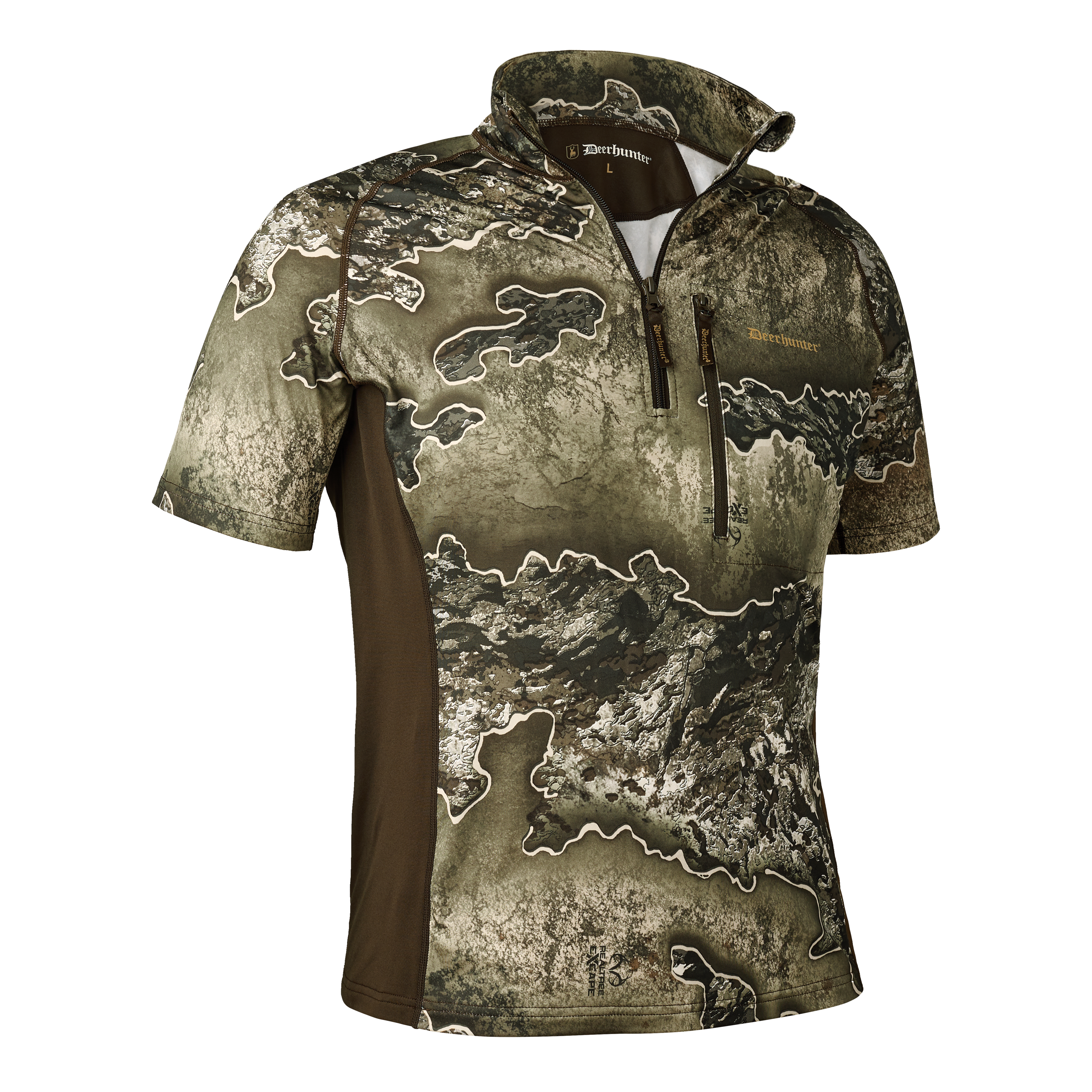 Excape Insulated T-Shirt mit RV-Kragen - REALTREE EXCAPE™