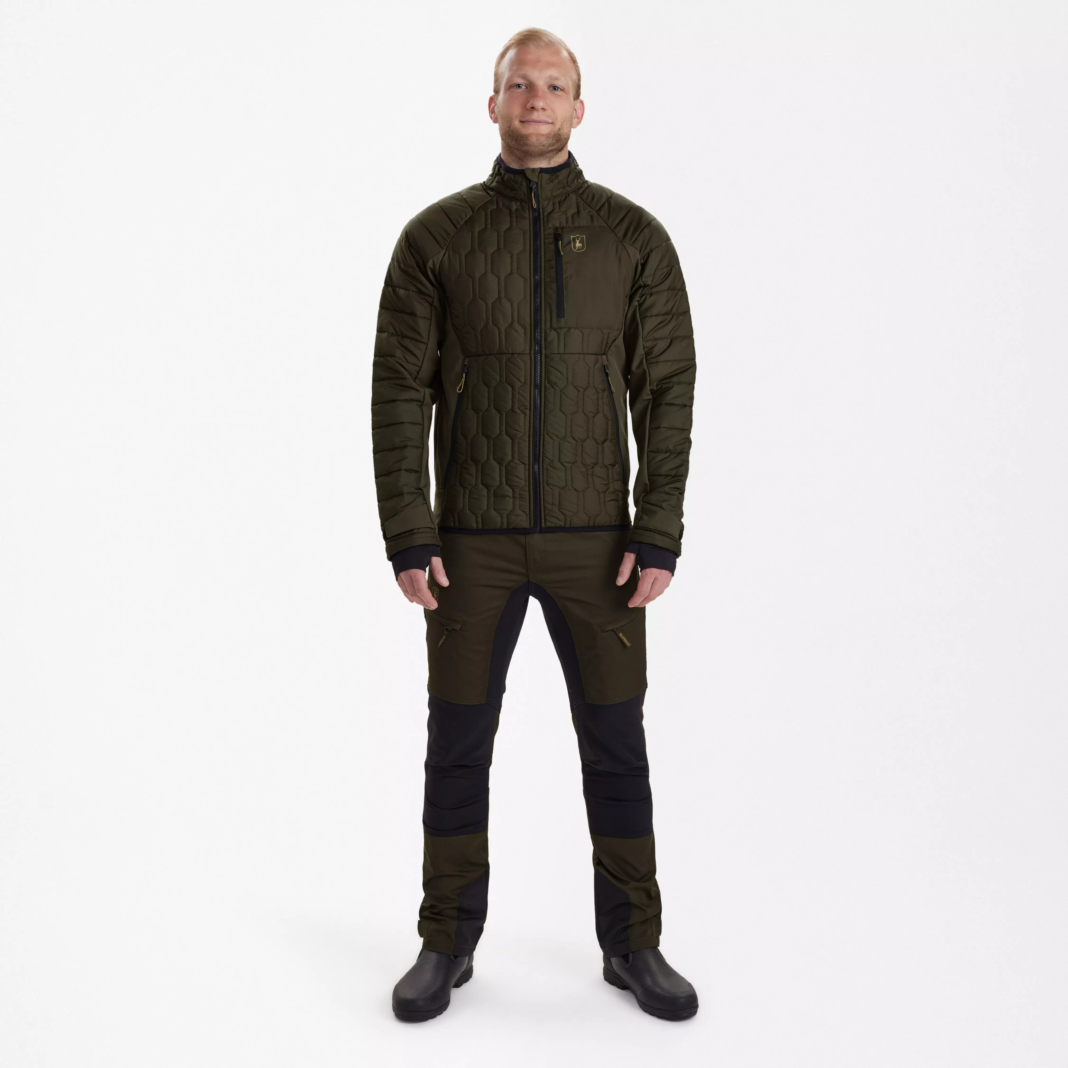 Mossdale Steppjacke - Forest Green