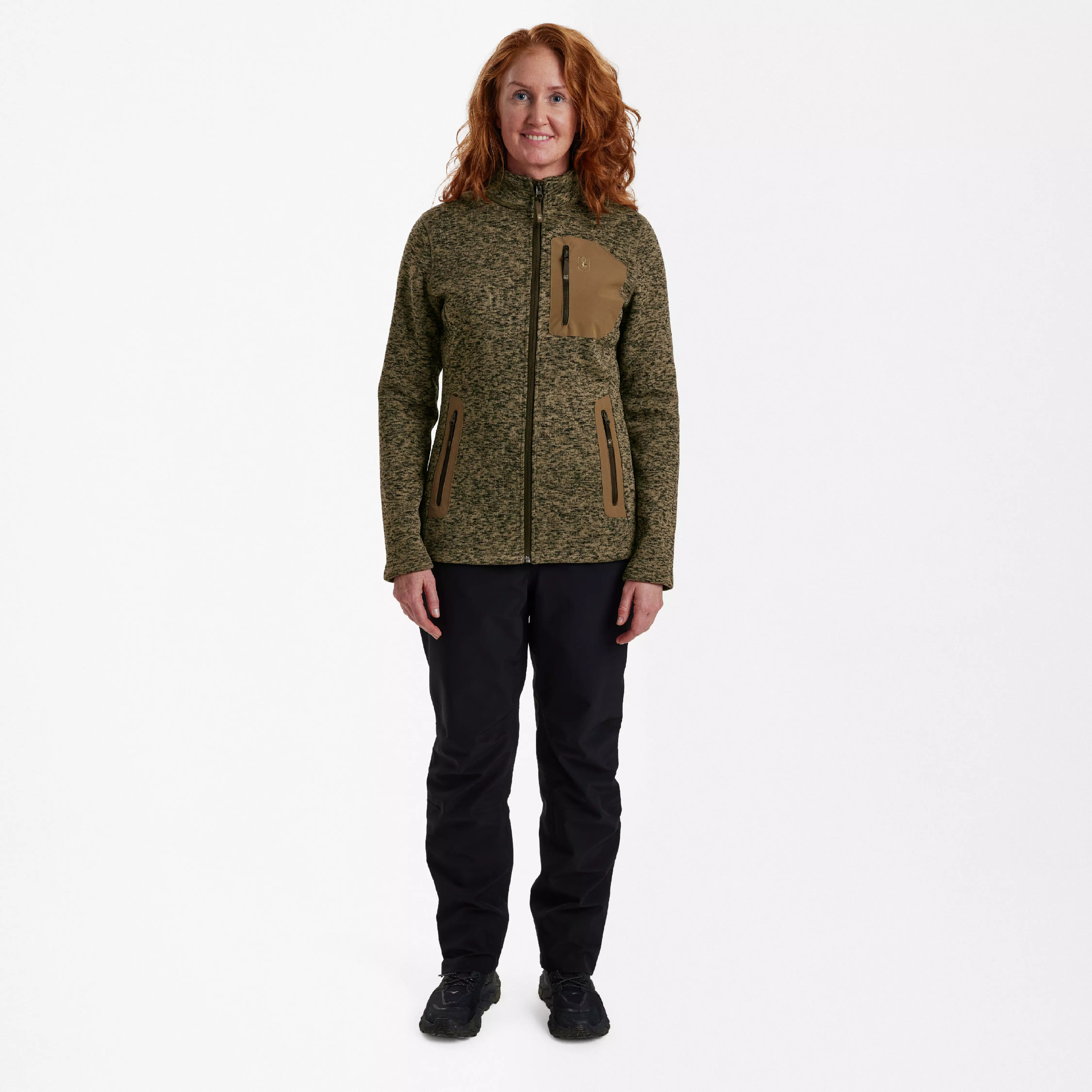 Lady Sarek Strickjacke - Butternut melange