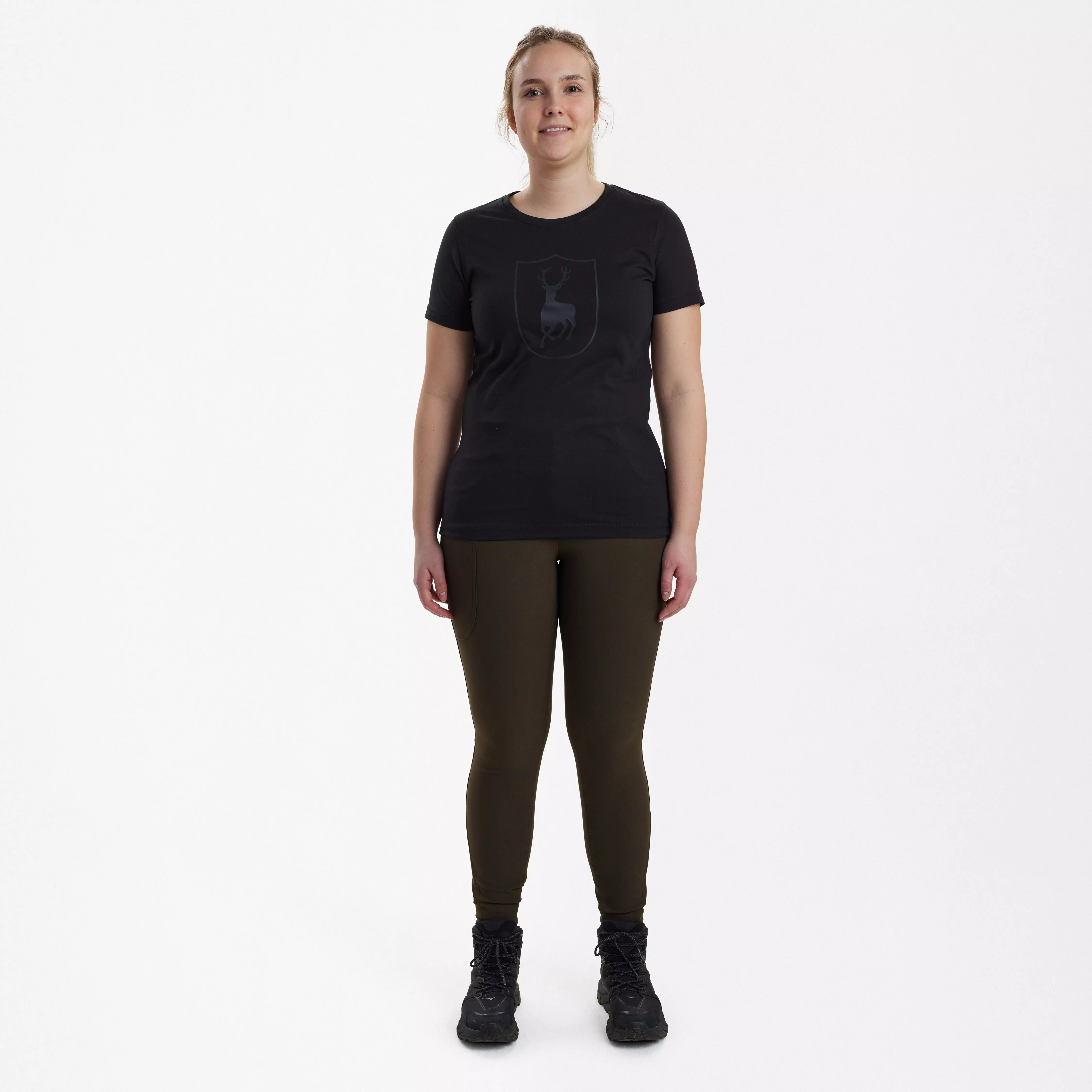 Lady Logo T-Shirt - Black