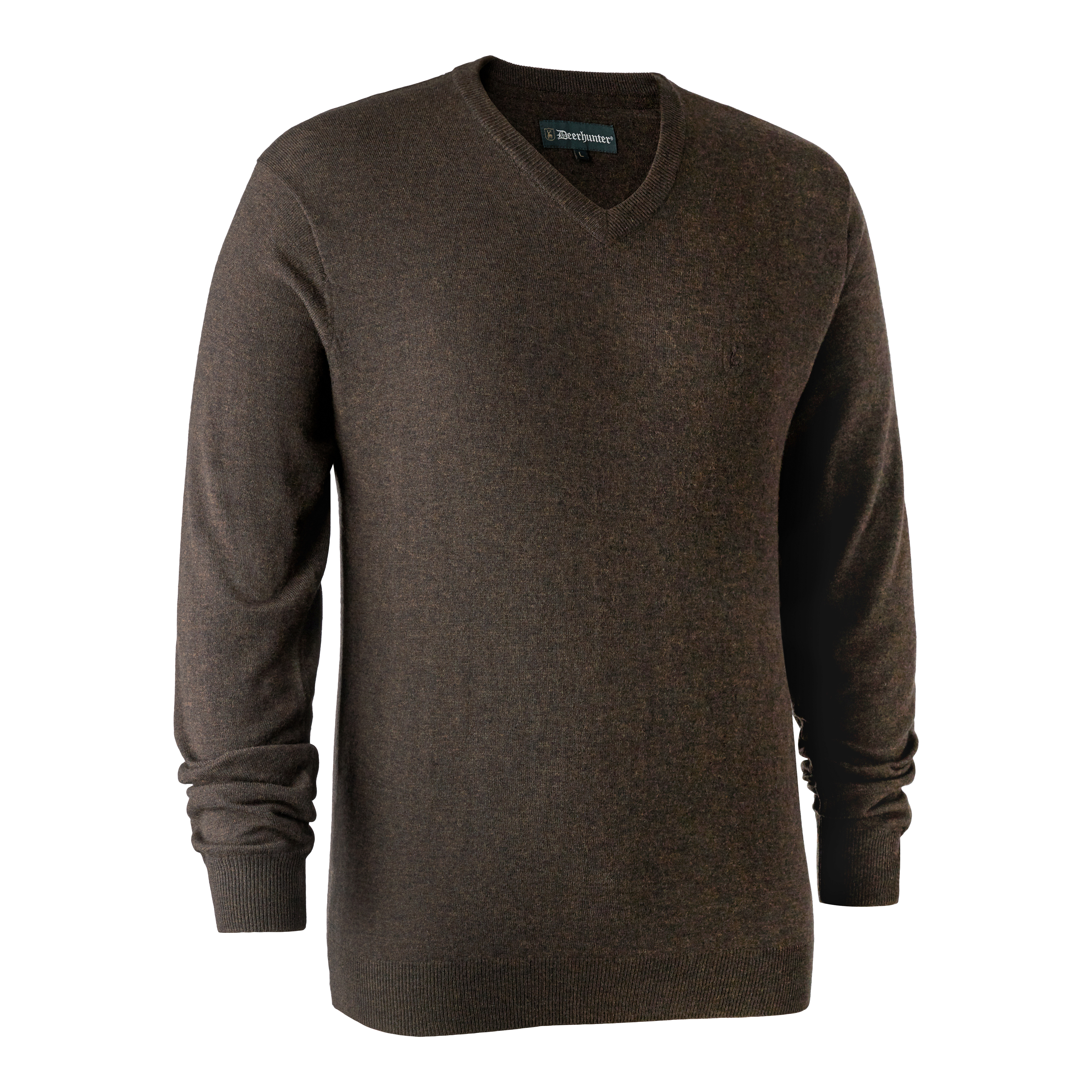 Kingston Pullover mit V-Ausschnitt - Dark Elm