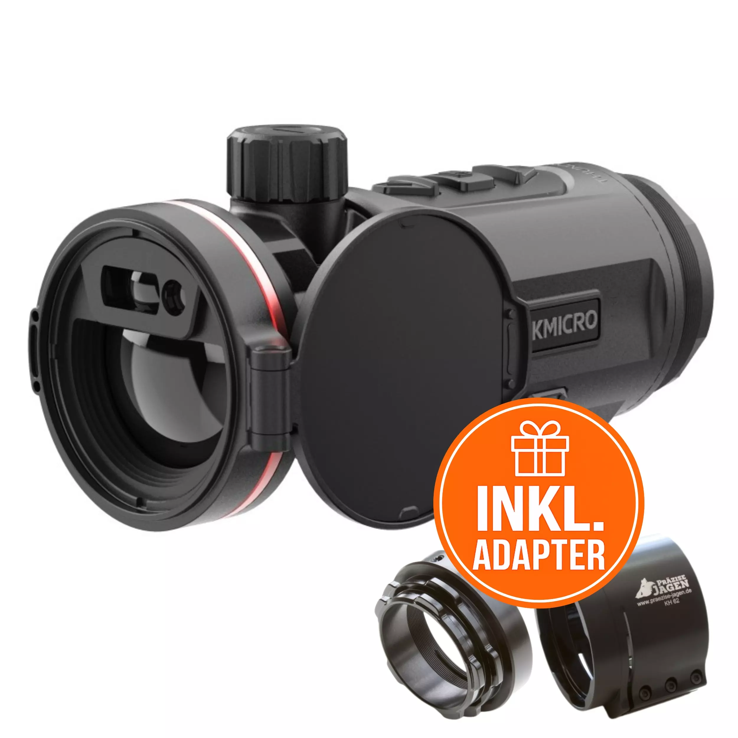 HIKMICRO Clip-On Thunder TQ35CL 3.0 Komplettpaket inkl. Adapter