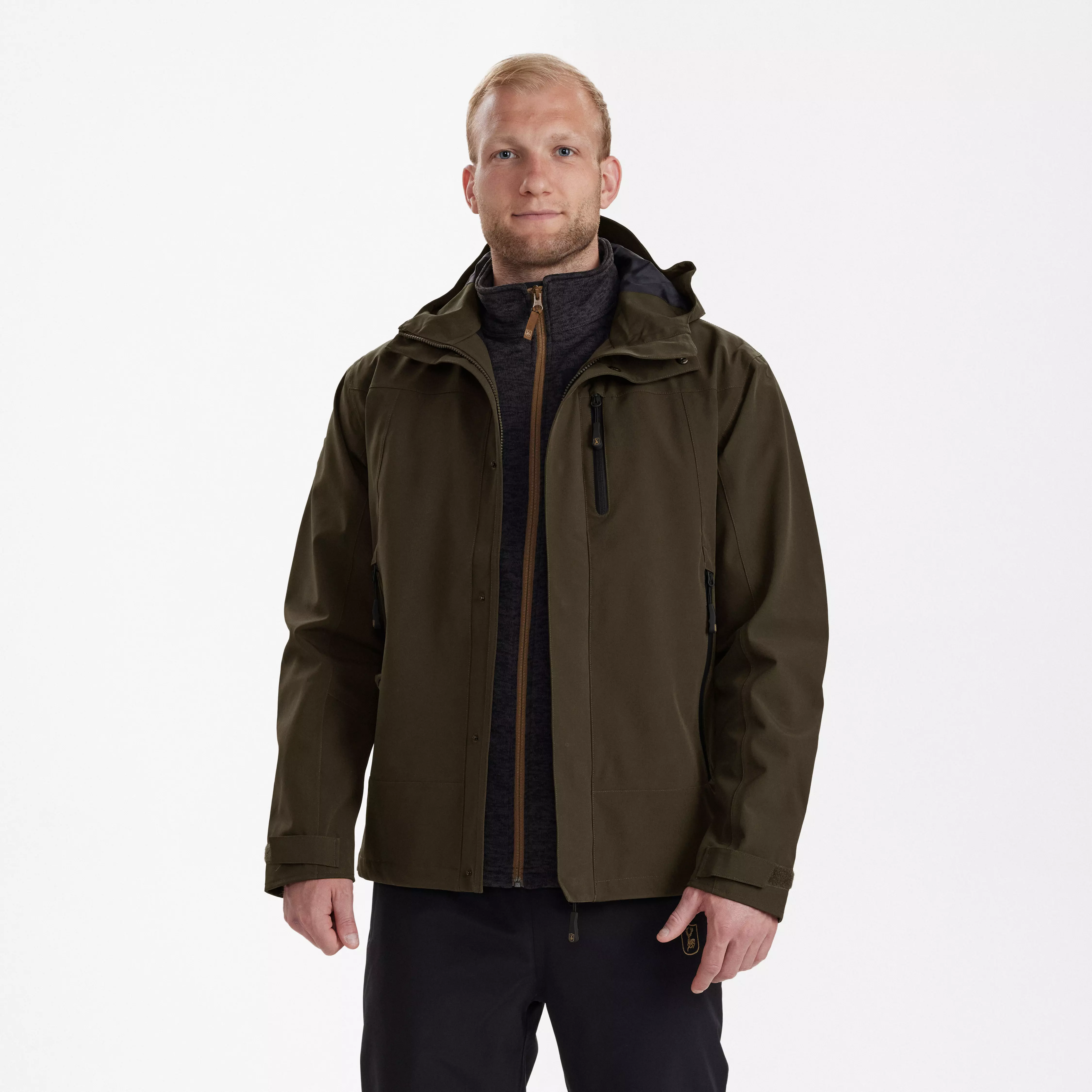Sarek Shell Jacke mit Kapuze - Fallen Leaf