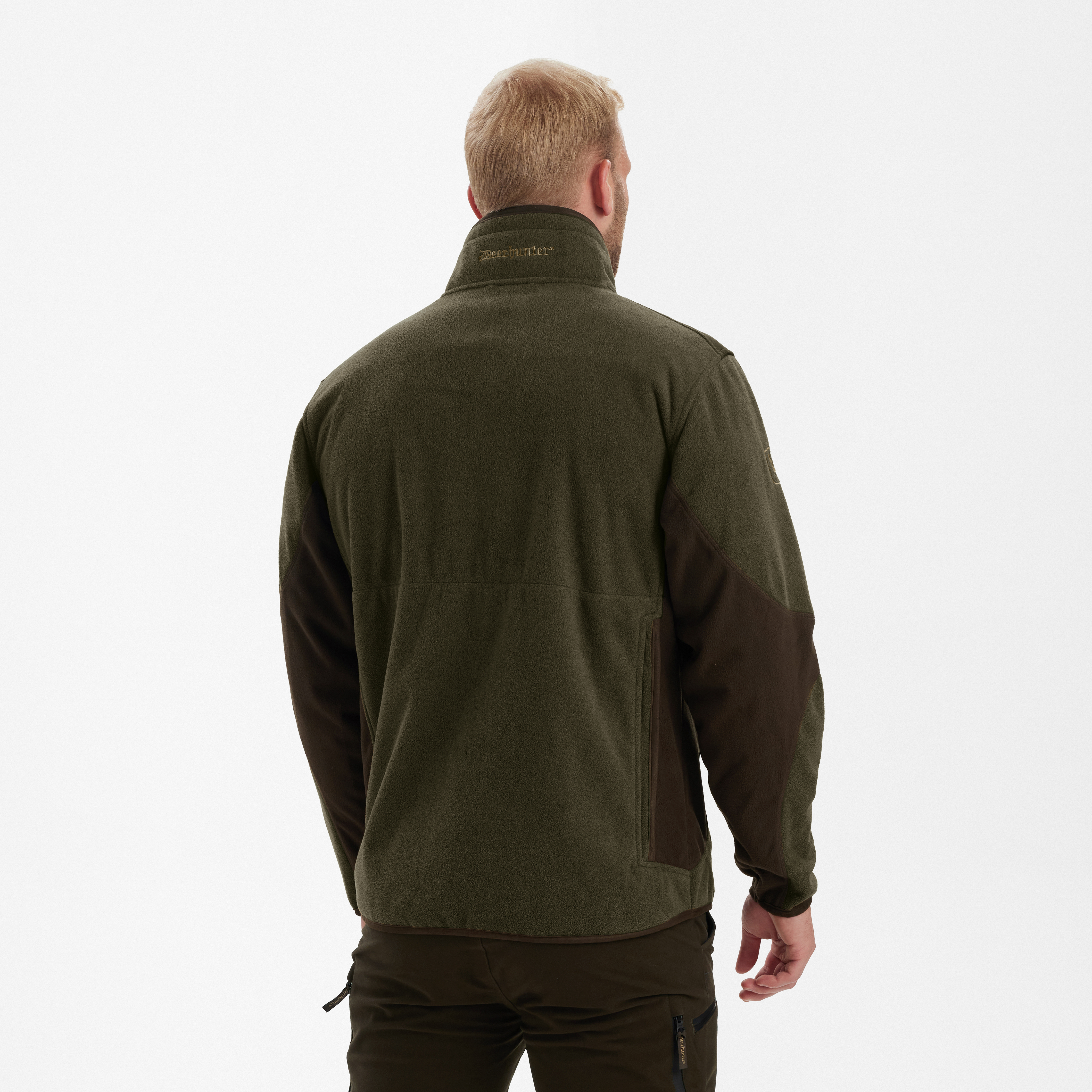 Gamekeeper Bonded Fleece Jacke - Graphite Green Melange