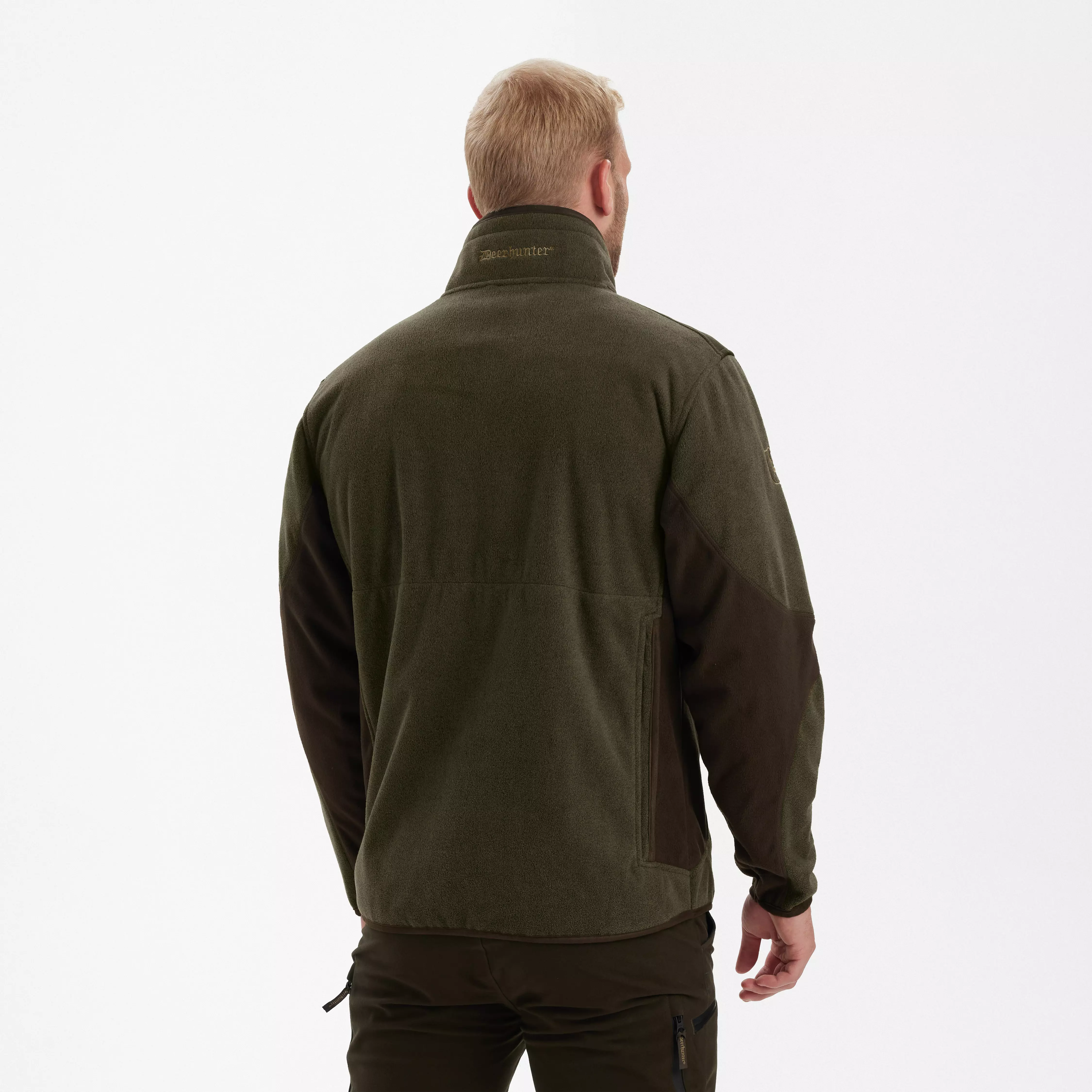 Gamekeeper Bonded Fleece Jacke - Graphite Green Melange Gamekeeper Bonded Fleece Jacke - Graphite Green Melange