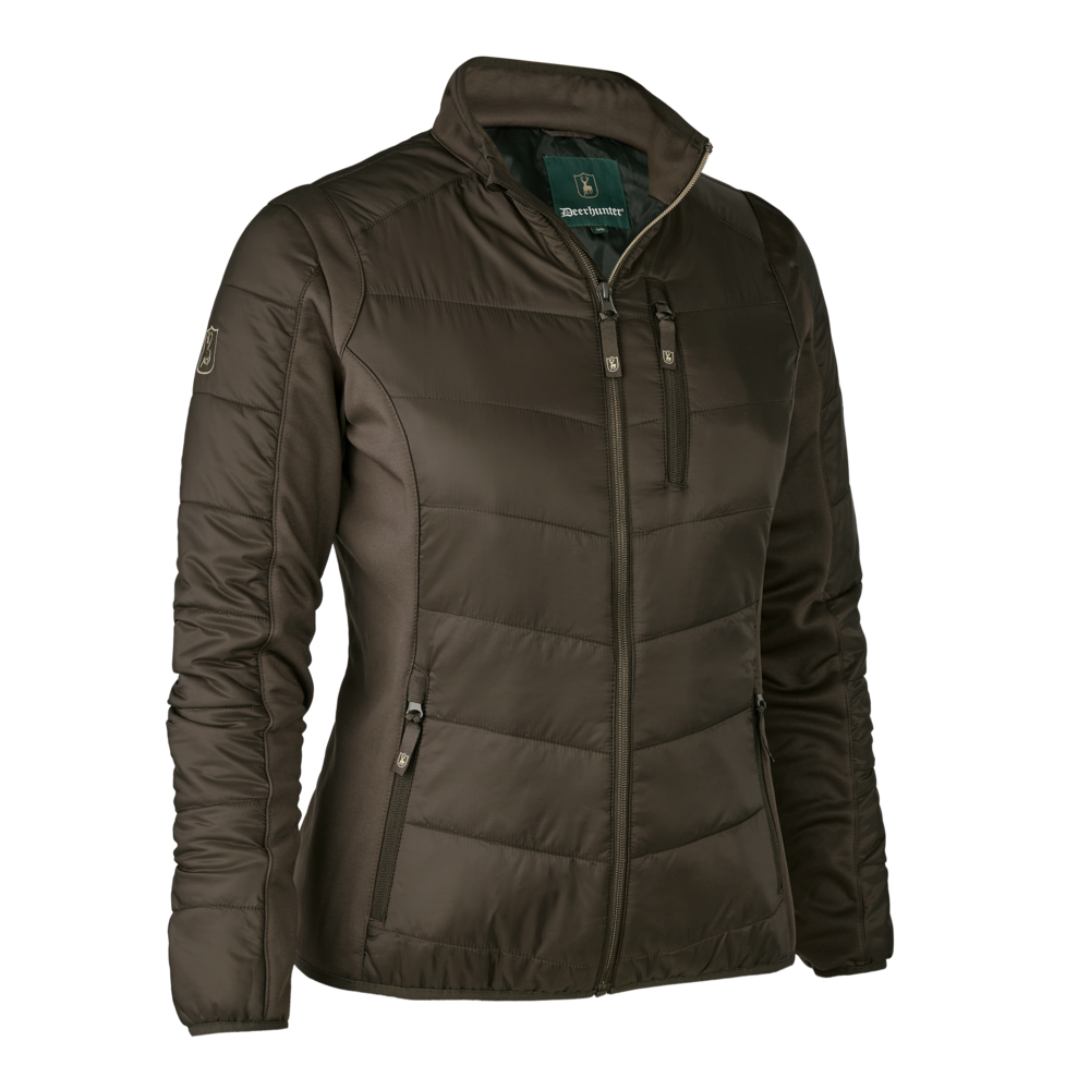 Lady Heat wattierte Jacke - Wood