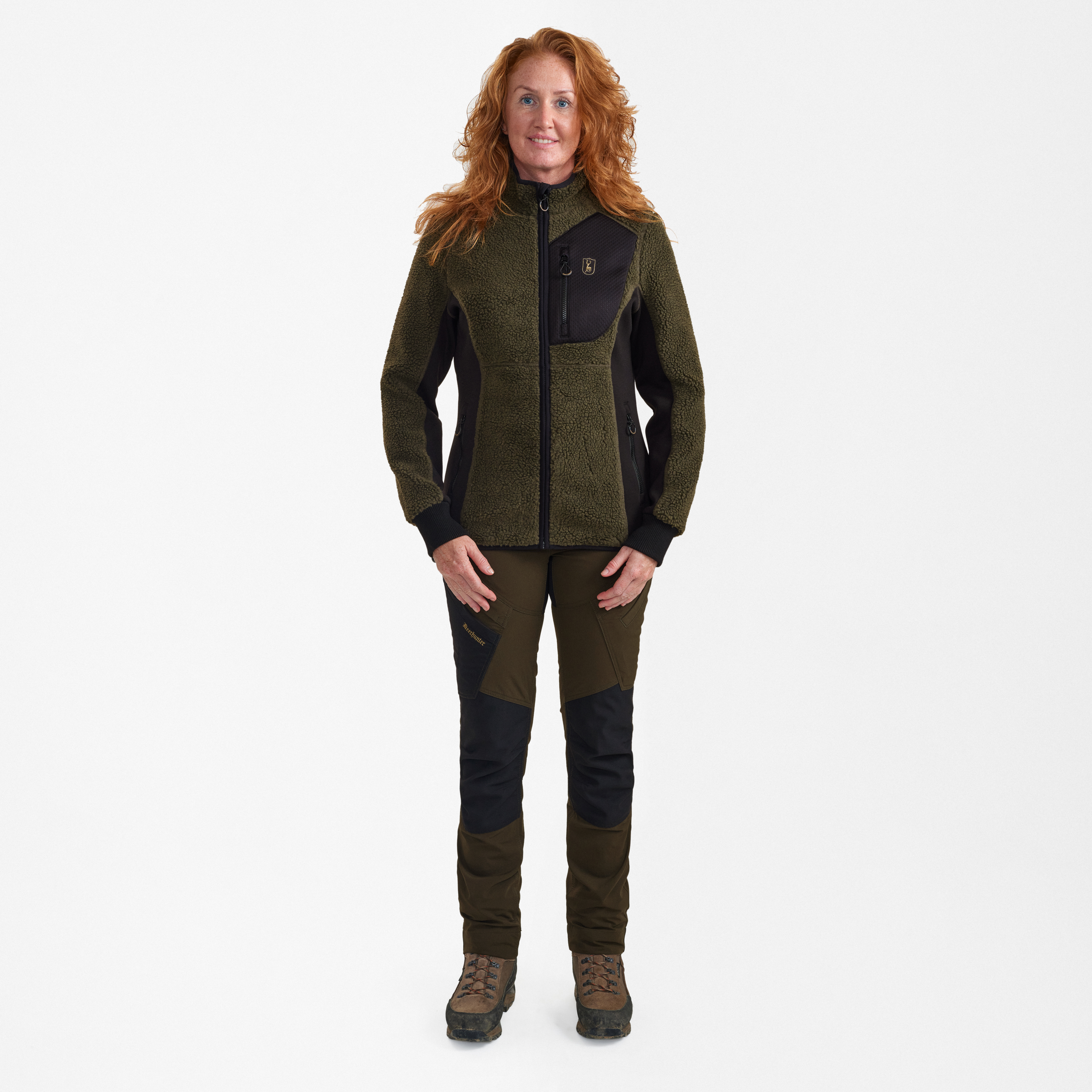 Lady Roja Faserpelzjacke - Adventure Green
