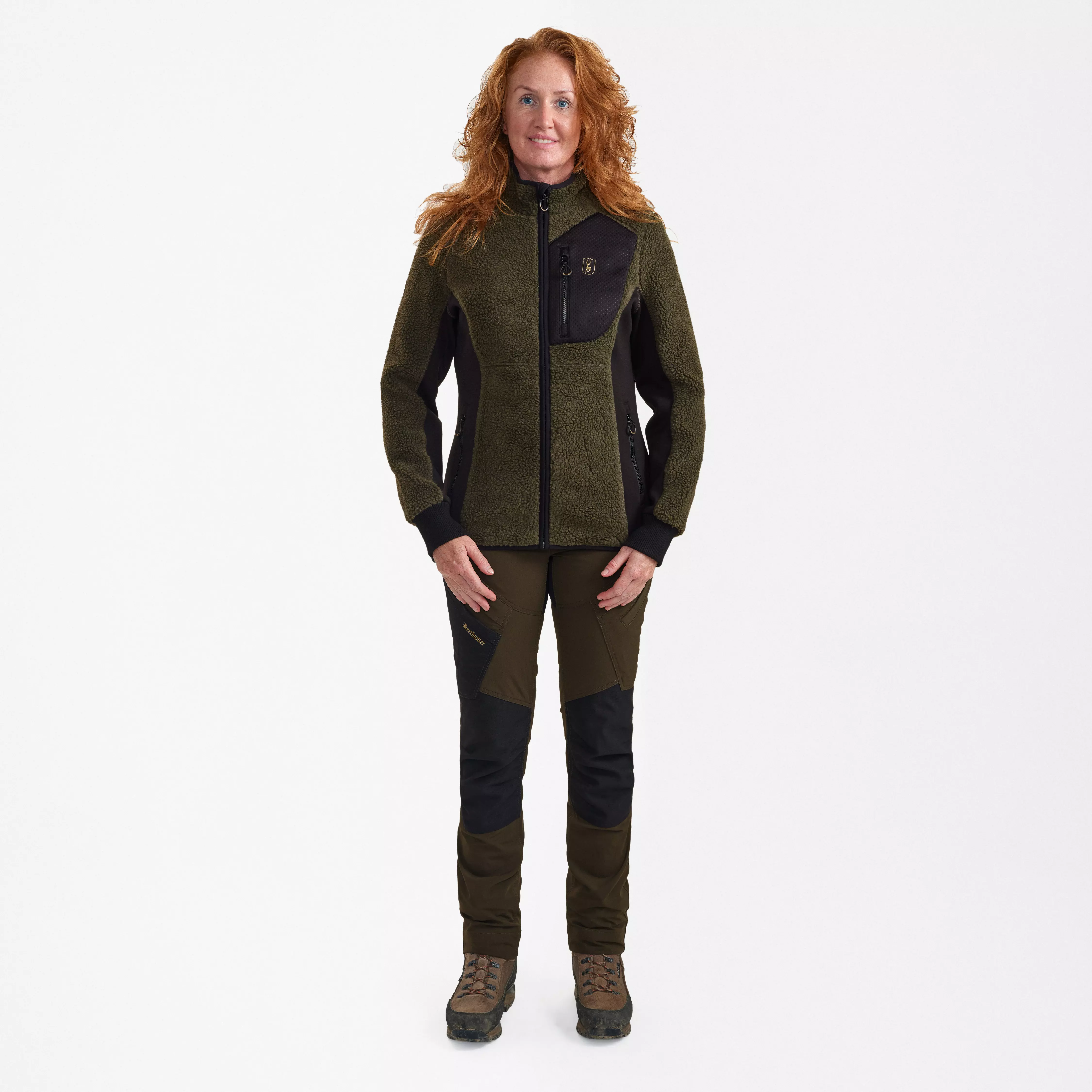 Lady Roja Faserpelzjacke - Adventure Green