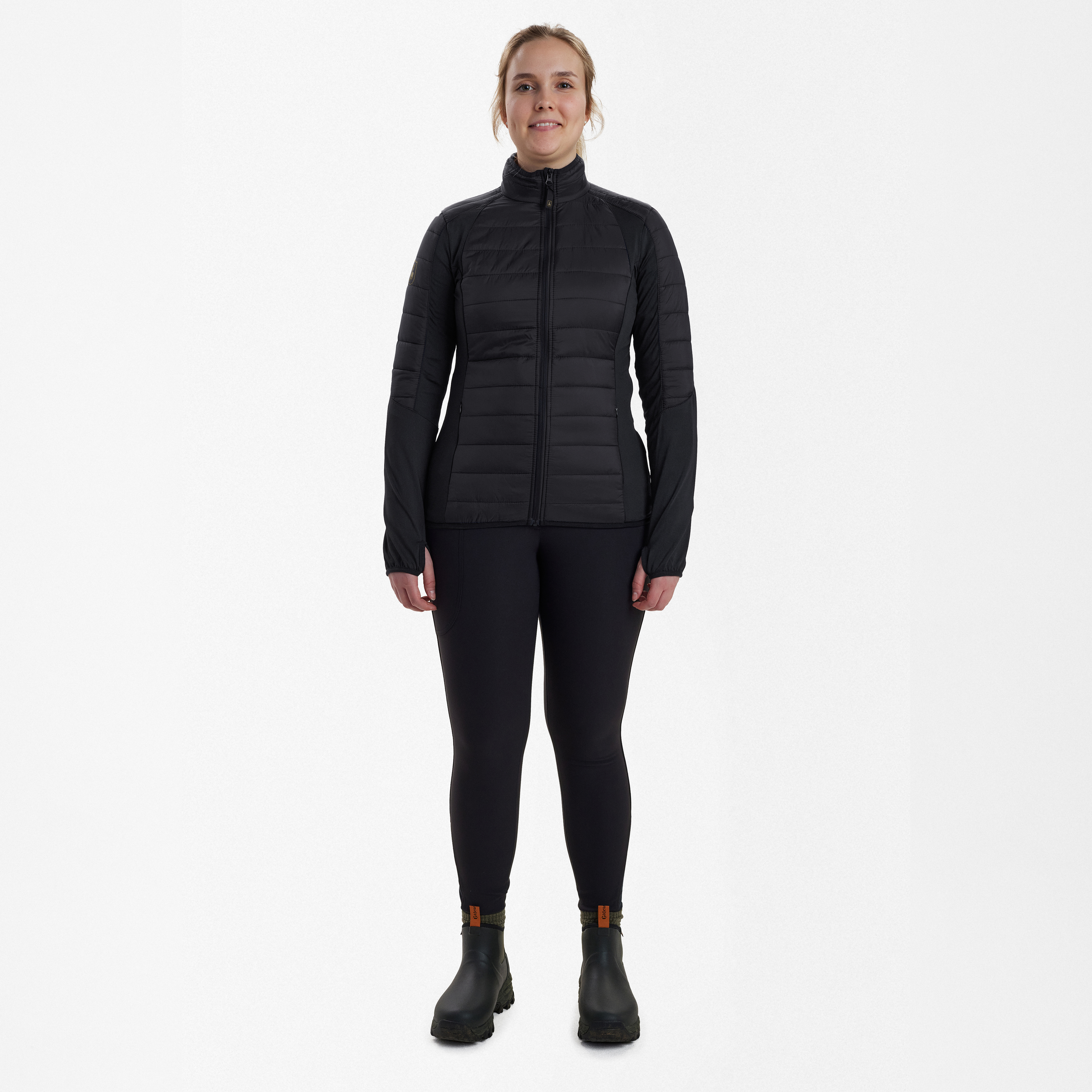 Lady Pine wattierte Innenjacke - Black