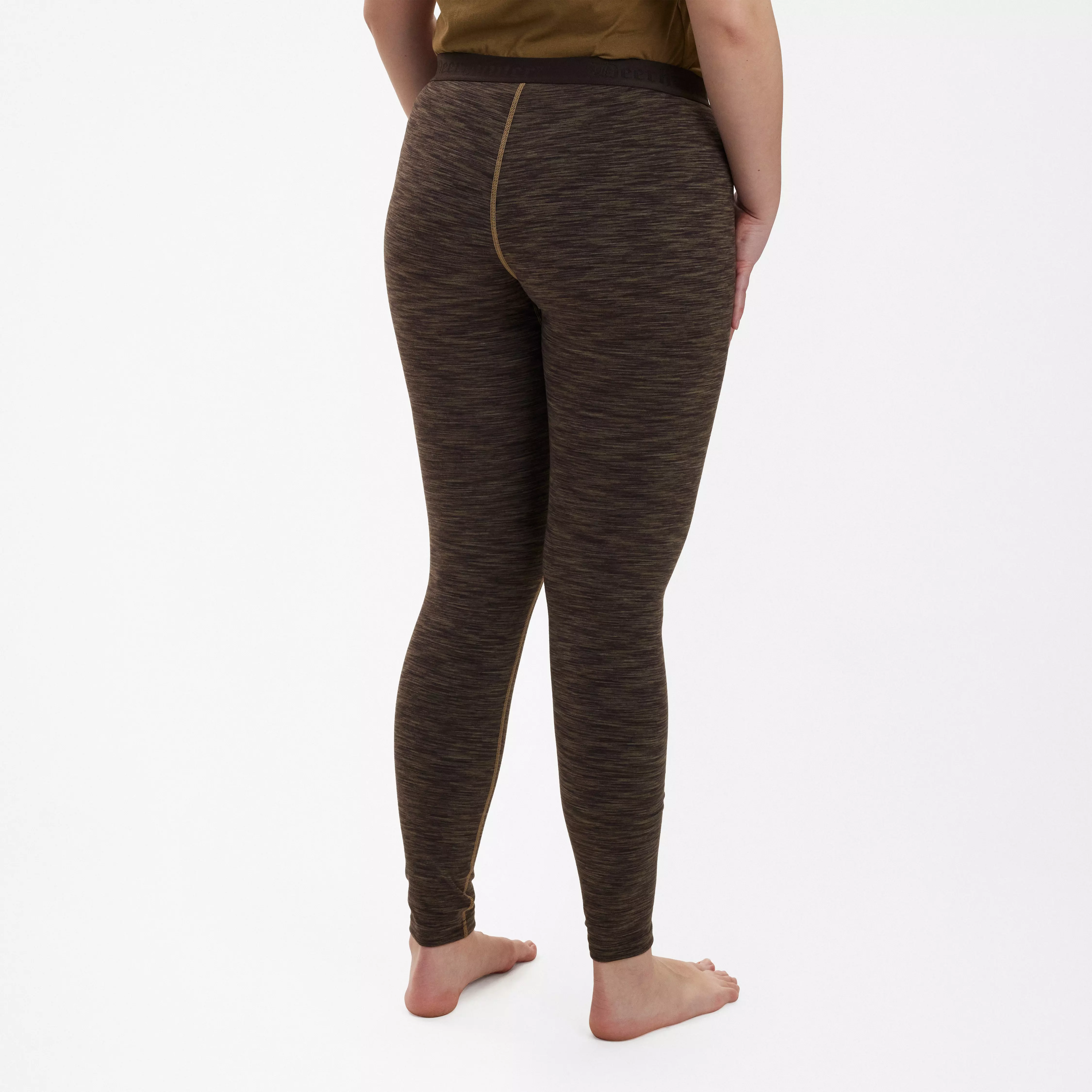 Lady Insulated Leggings - Brown Melange