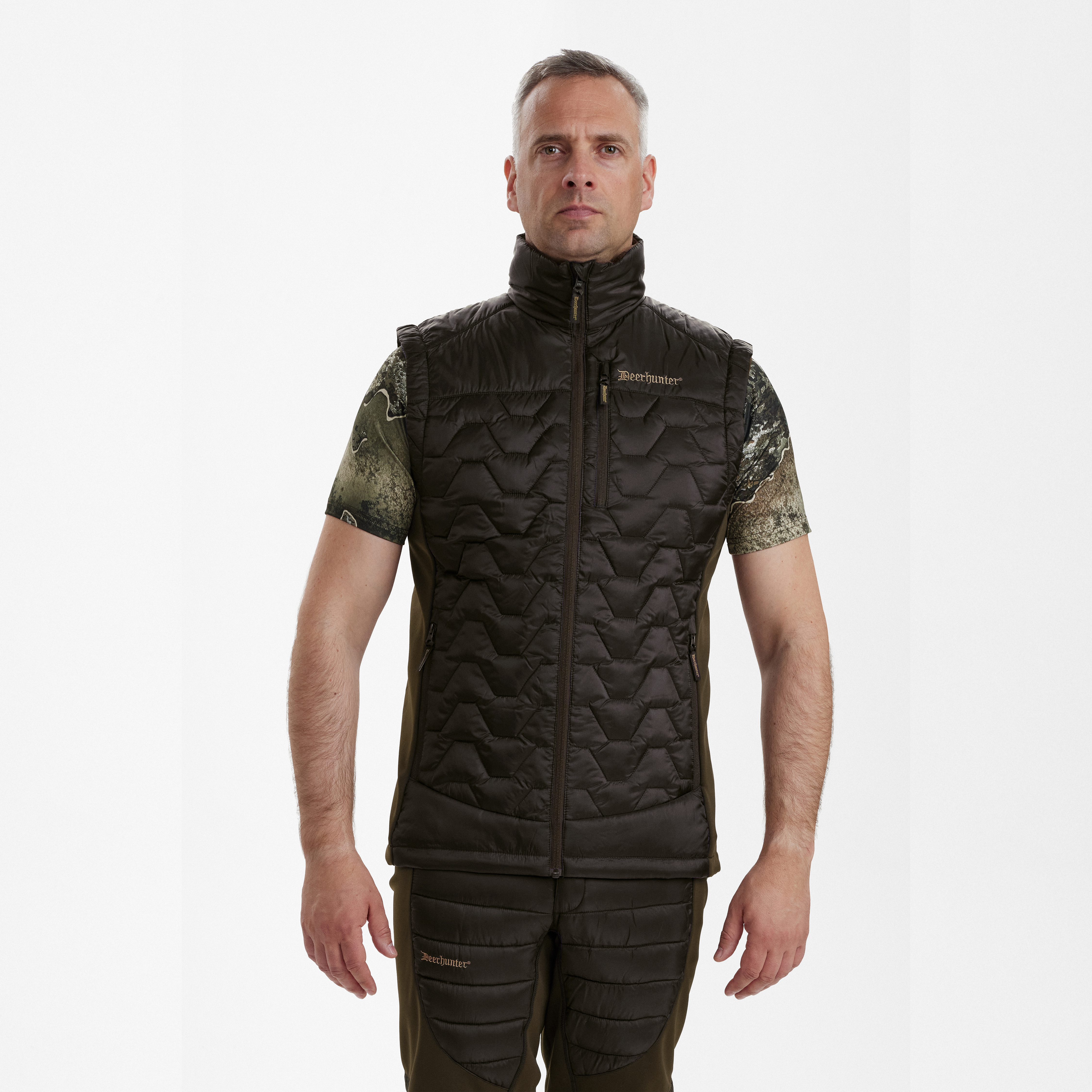 Excape Quilted Weste - Art Green
