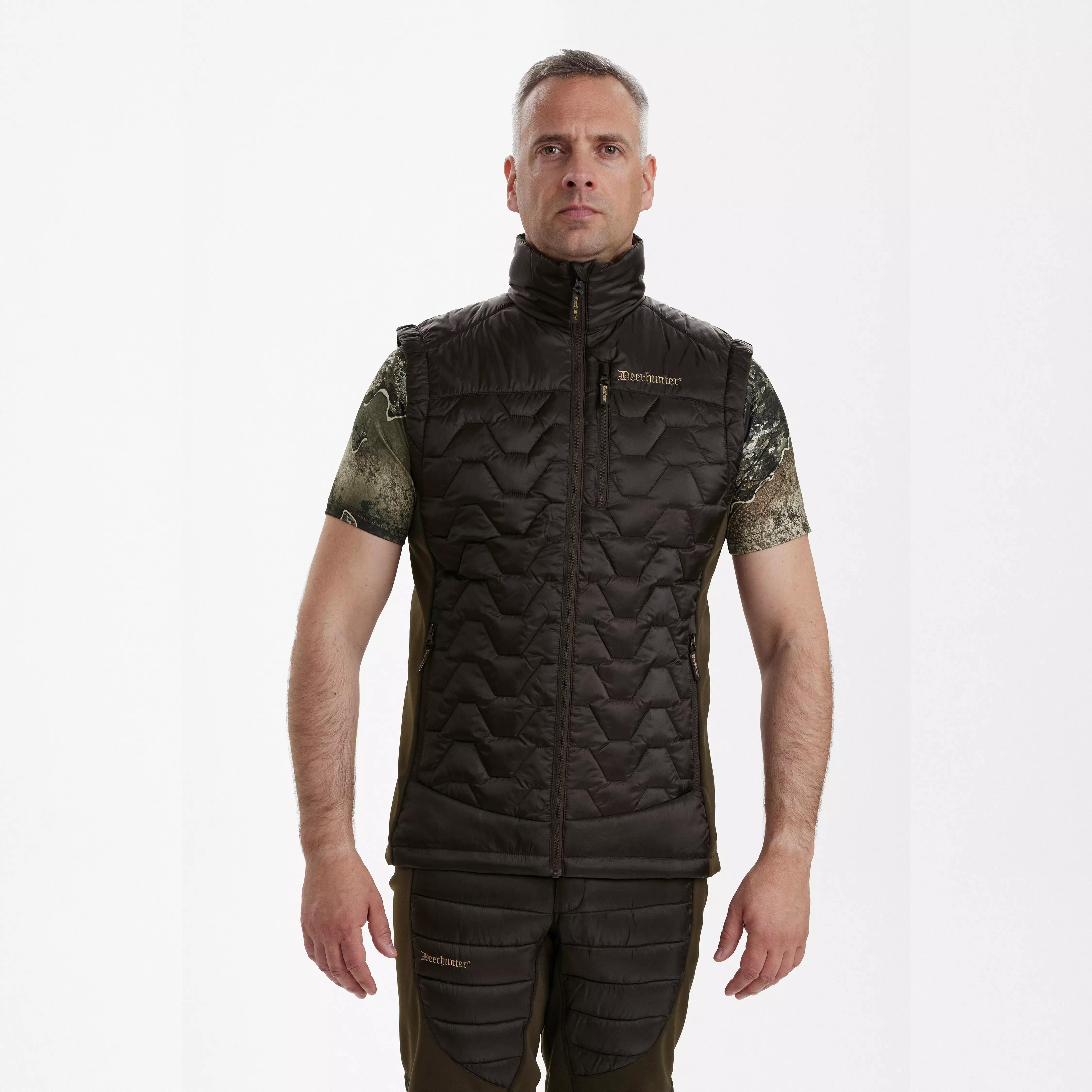 Excape Quilted Weste - Art Green