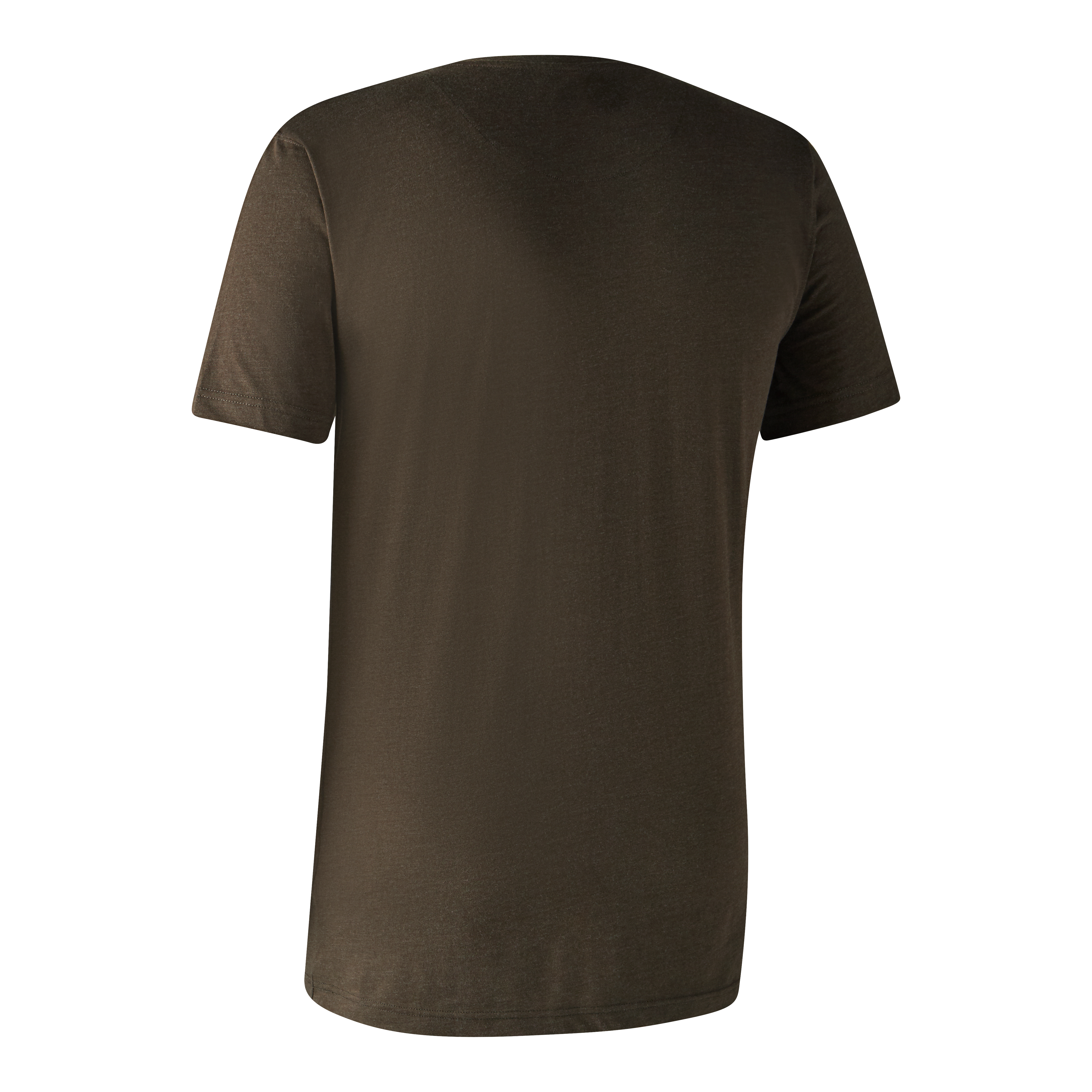 Basic T-Shirt im 2er-Pack - Adventure Green mel/Brown Leaf mel.