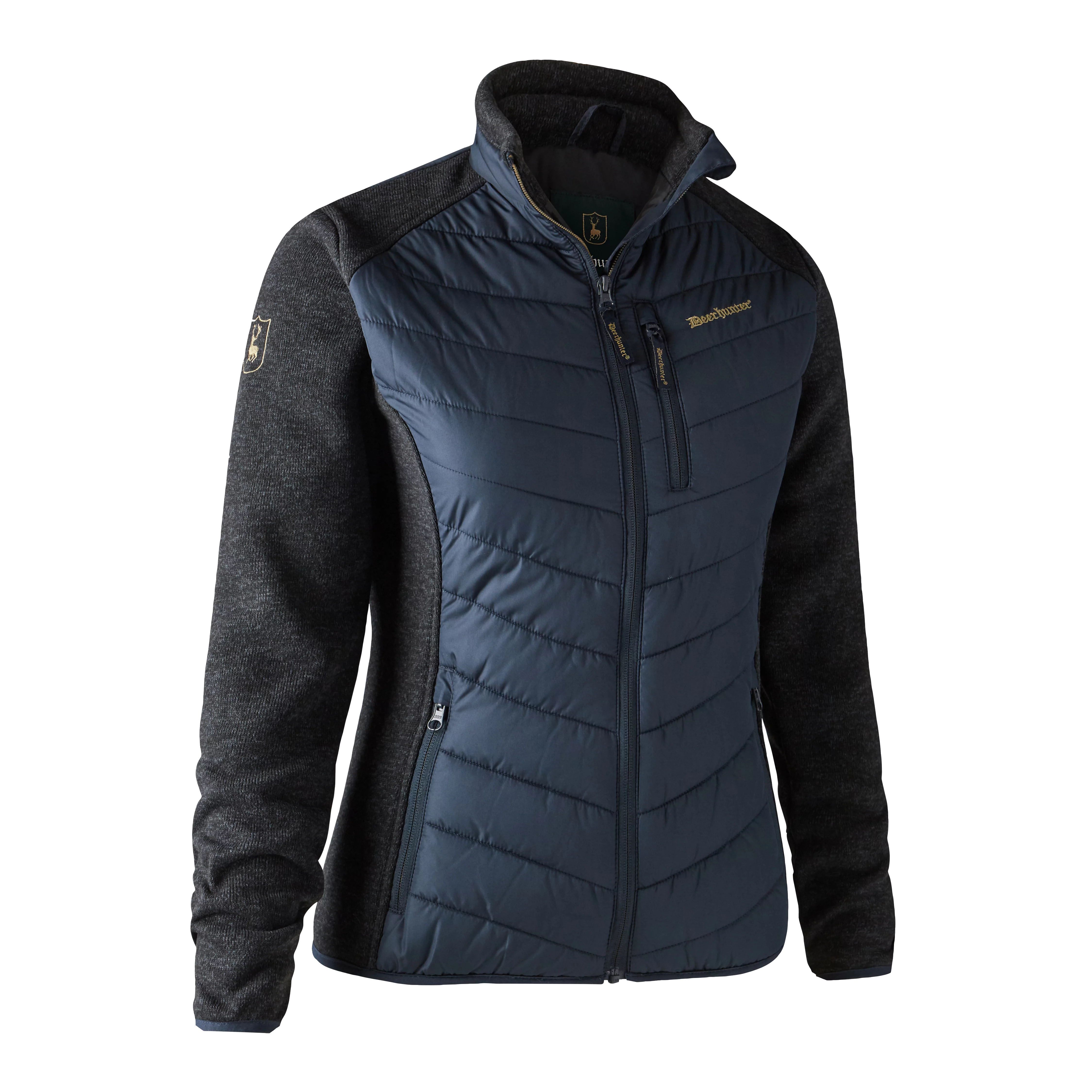 Lady Caroline Wattierte Jacke - Dark Blue Lady Caroline Wattierte Jacke - Dark Blue