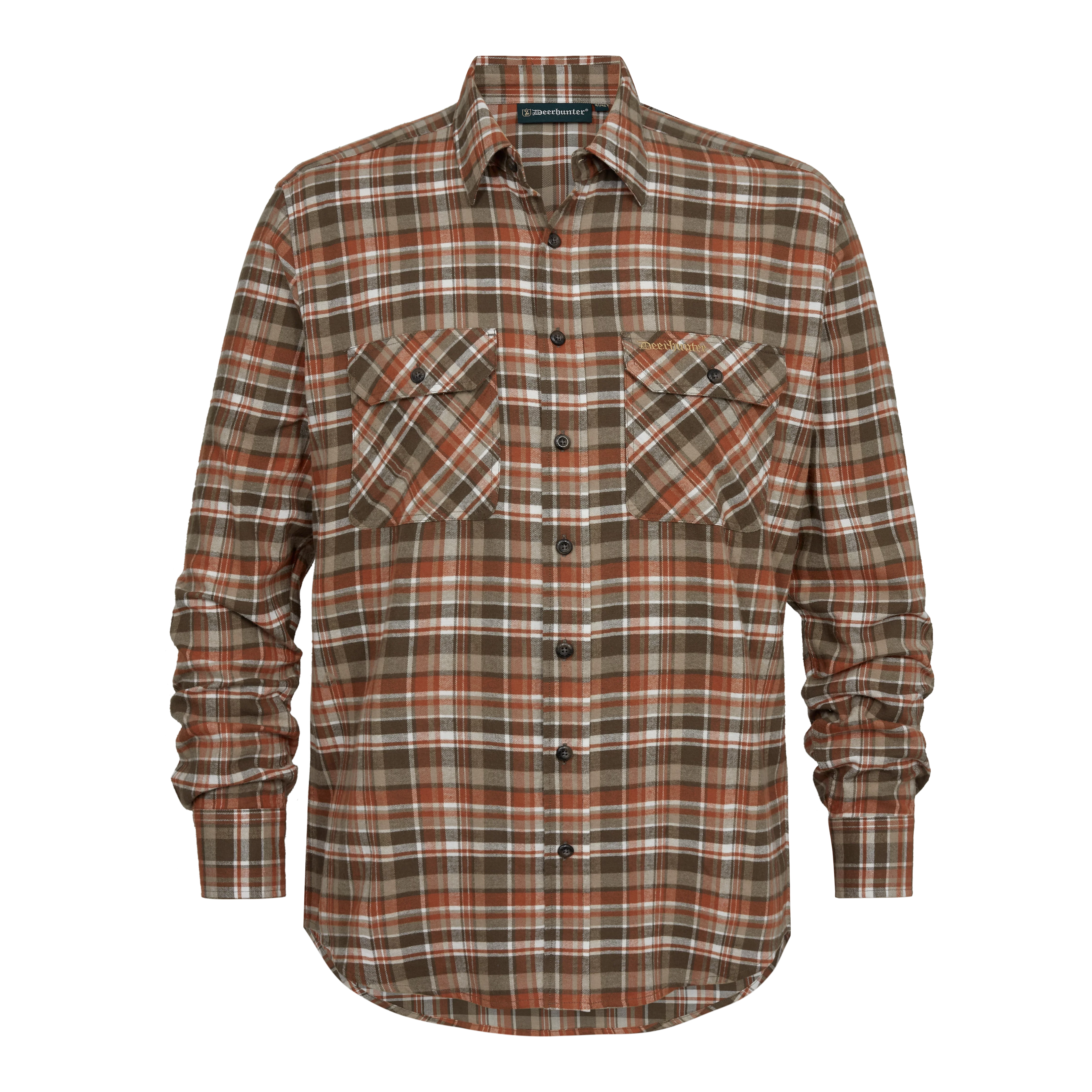 Andrew Hemd - Orange Check