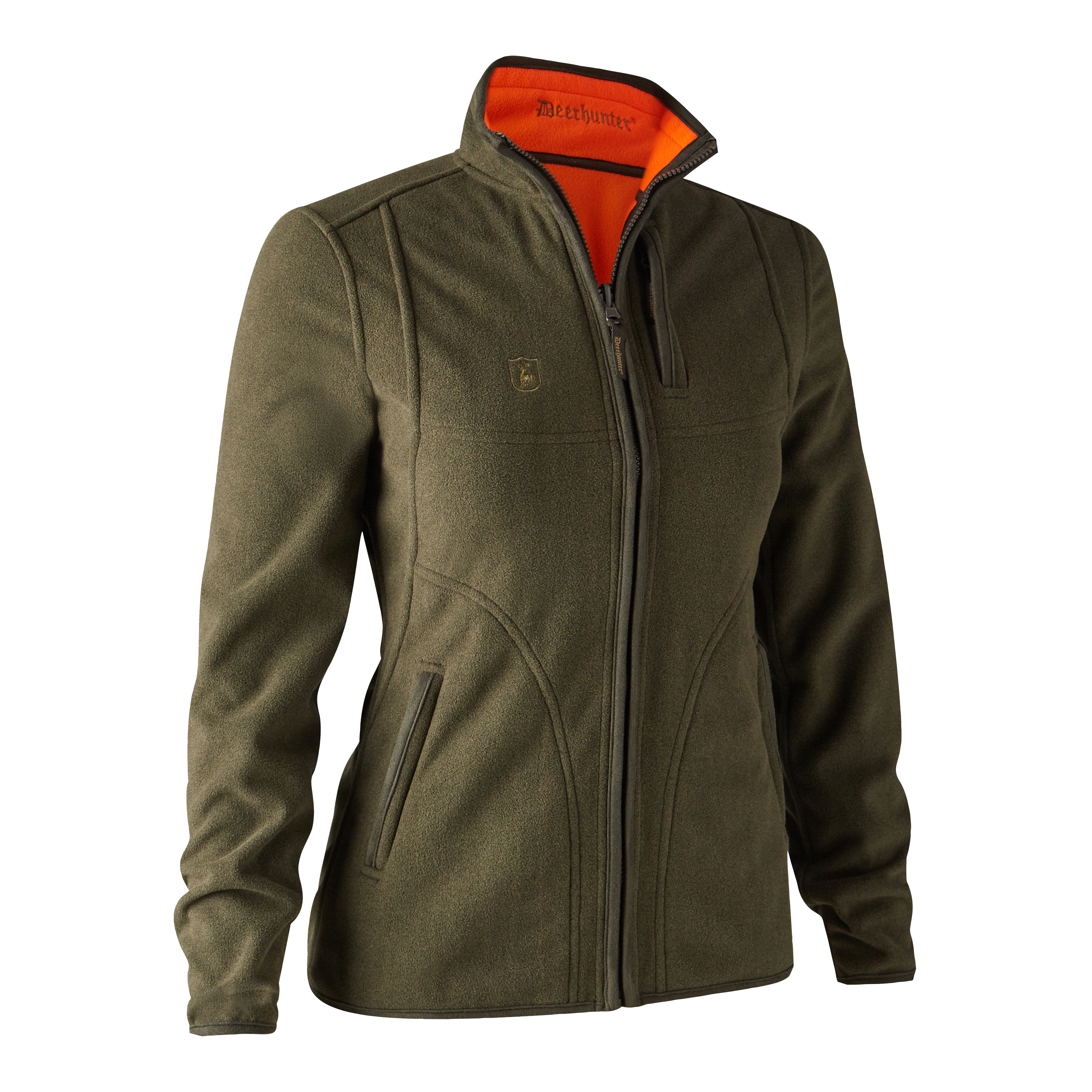 Lady Pam Bonded Fleecejacke - wendbar - Orange