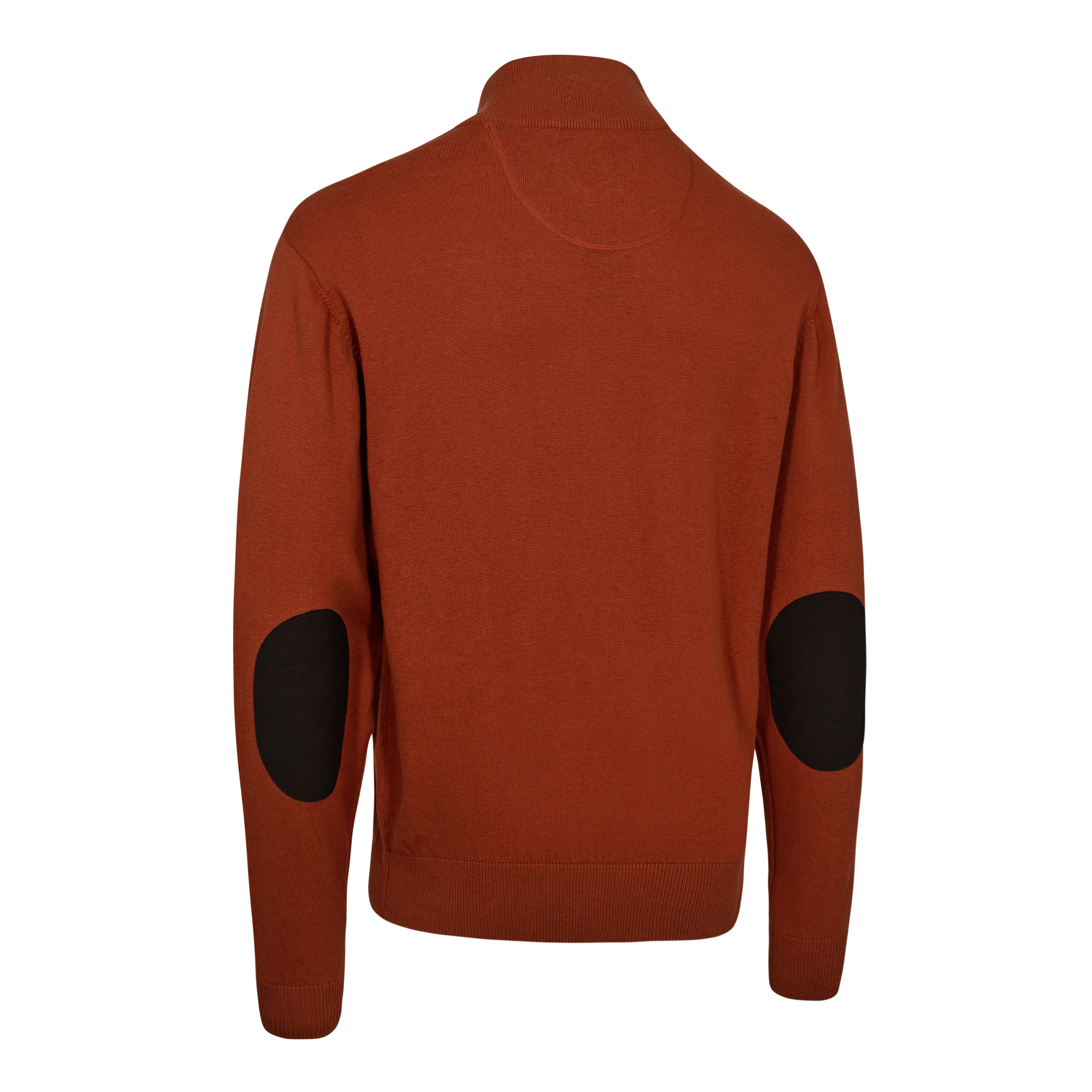 Harrington 1/2-Zip Strickpullover - Oak Rust Melange