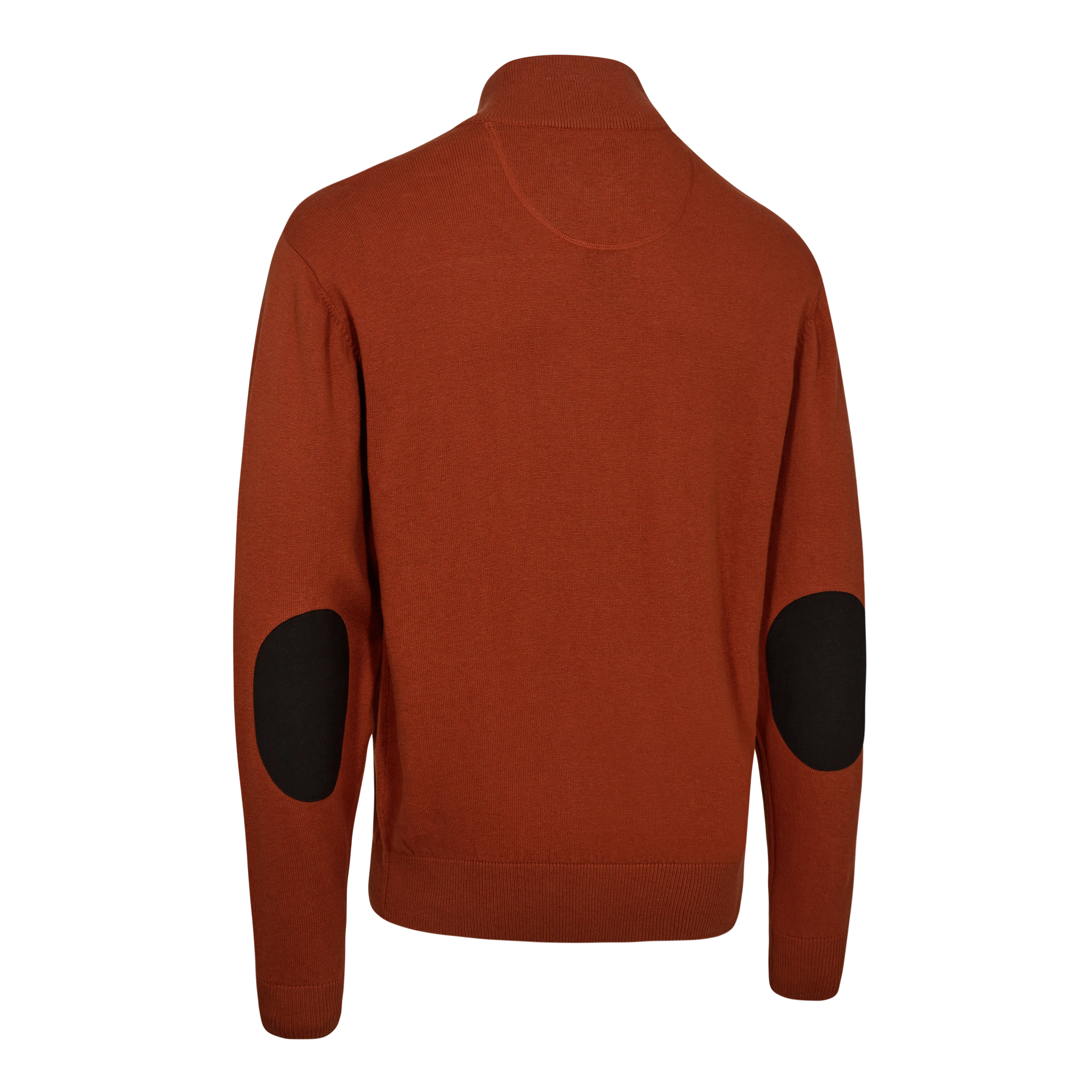 Harrington 1/2-Zip Strickpullover - Oak Rust Melange