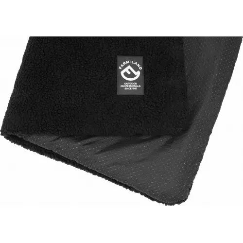Hundedecke Faserpelz 50x70cm schwarz
