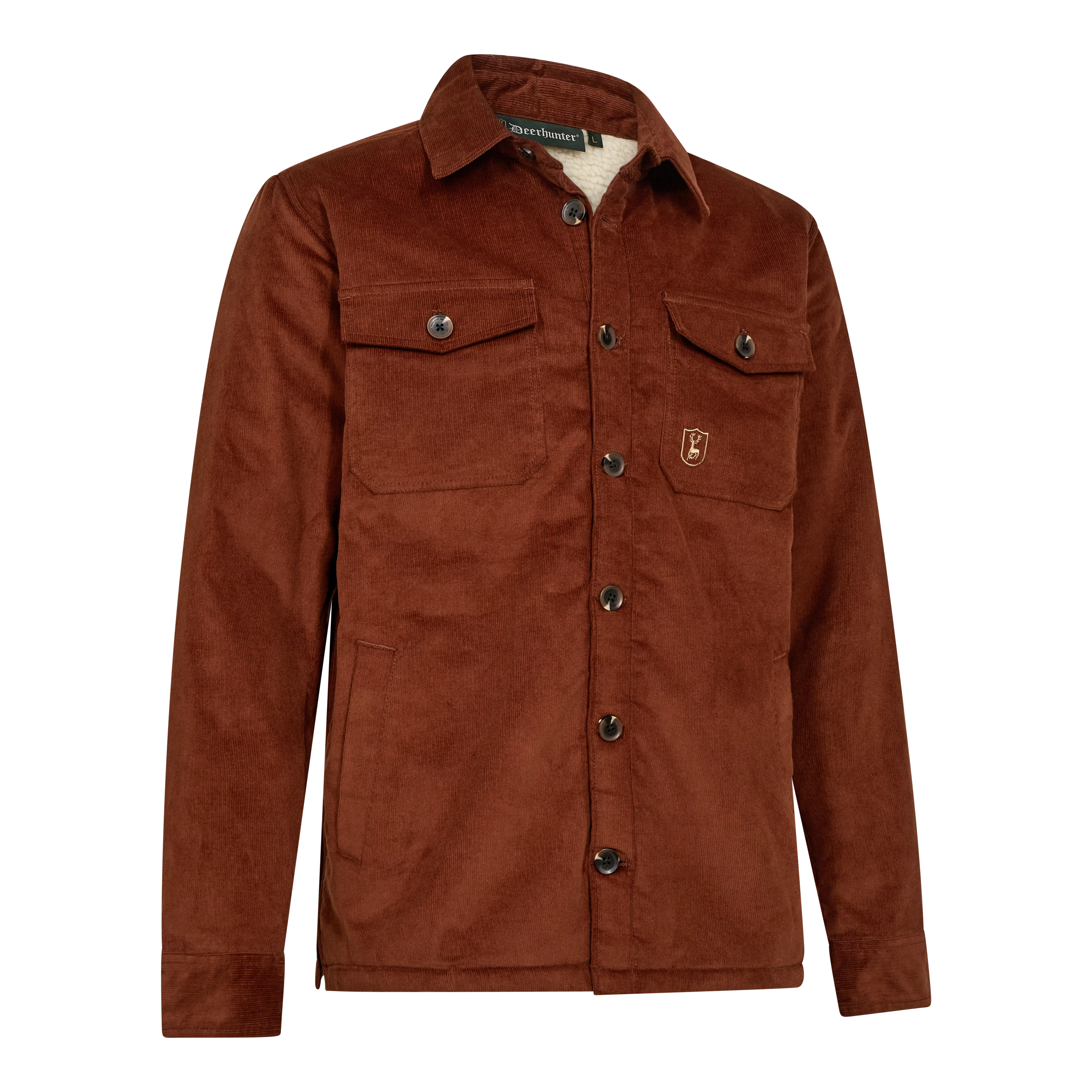 Sherpa gefütterte Cordjacke - 