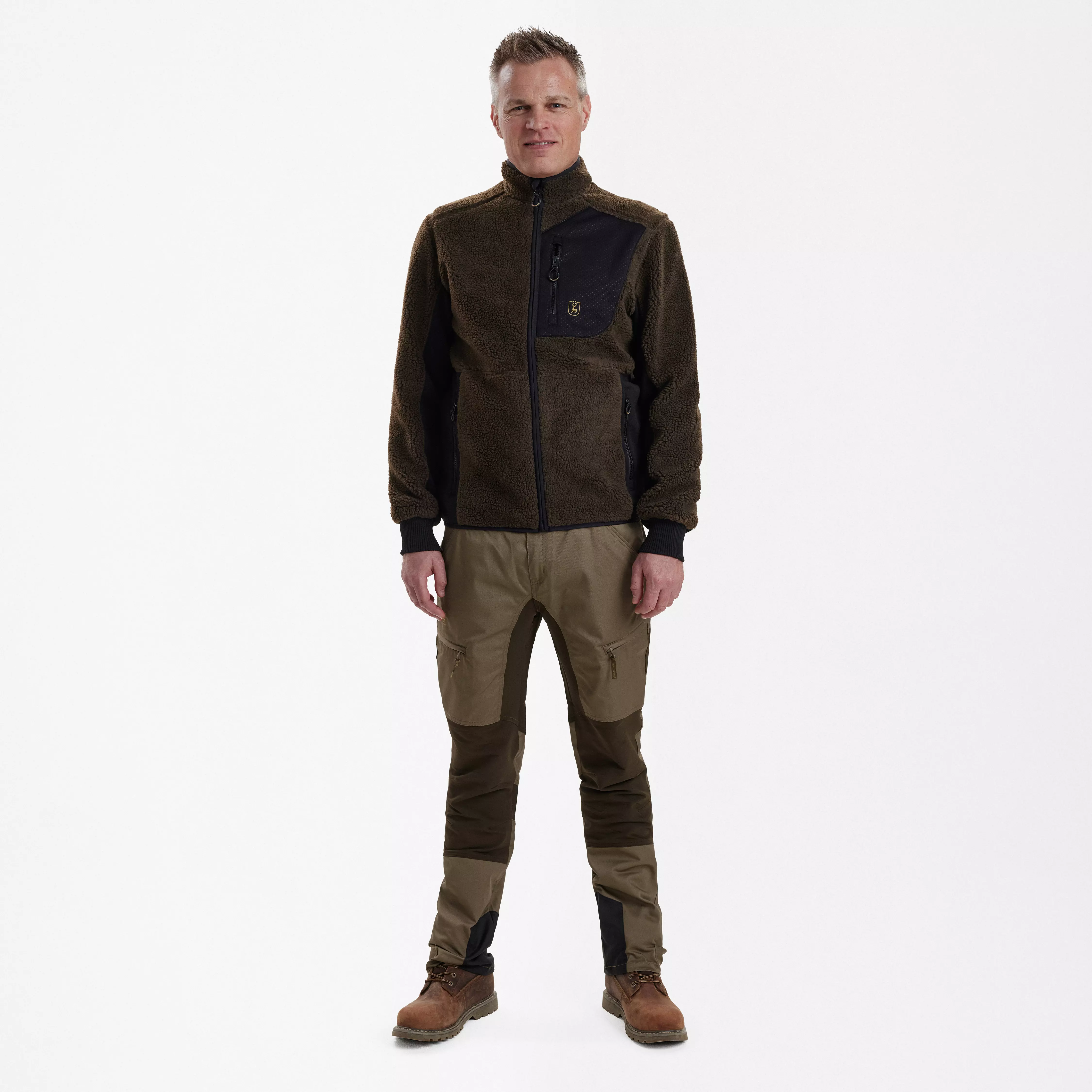 Rogaland Faserpelzjacke - Chocolate Brown