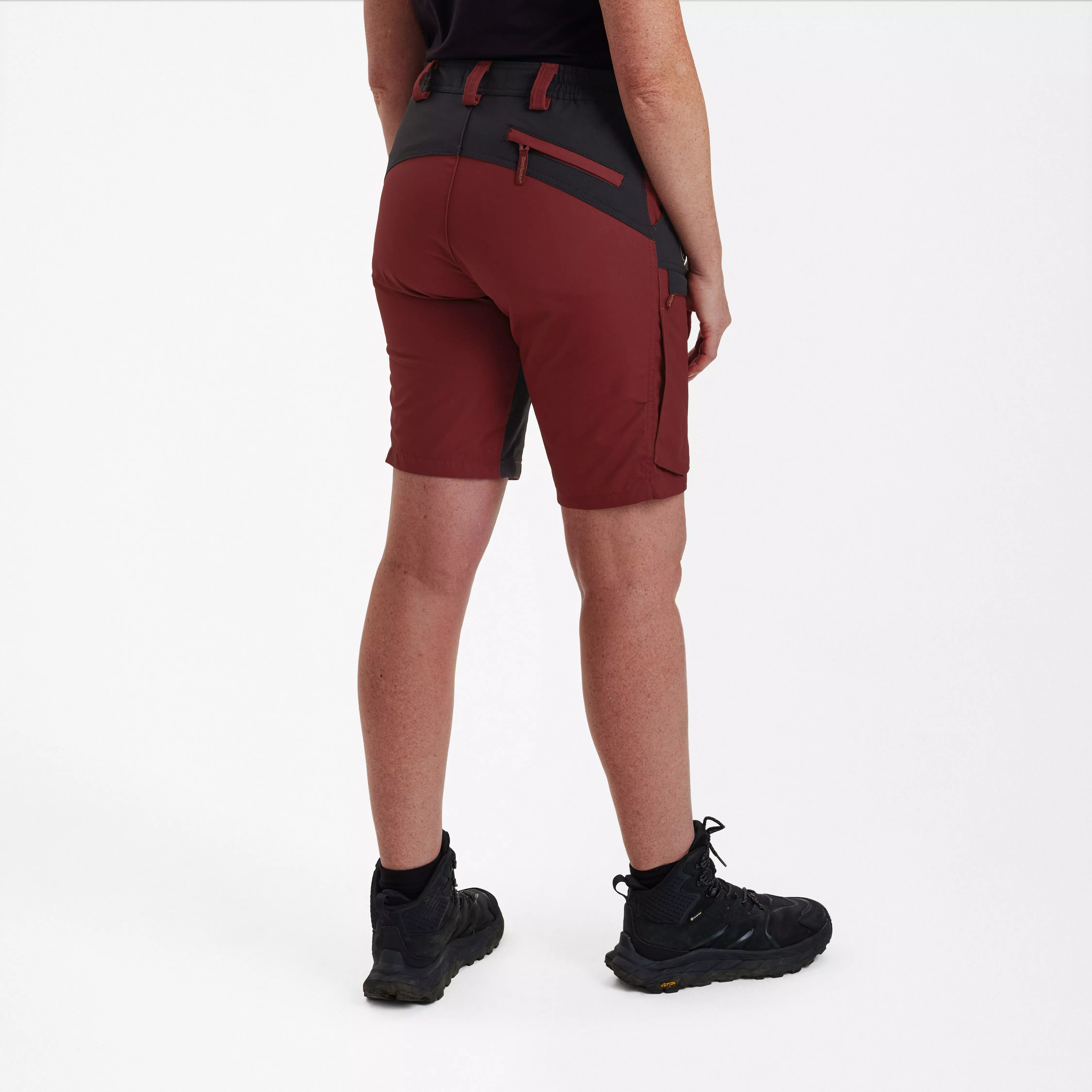 Lady Ann Shorts - Oxblood Red